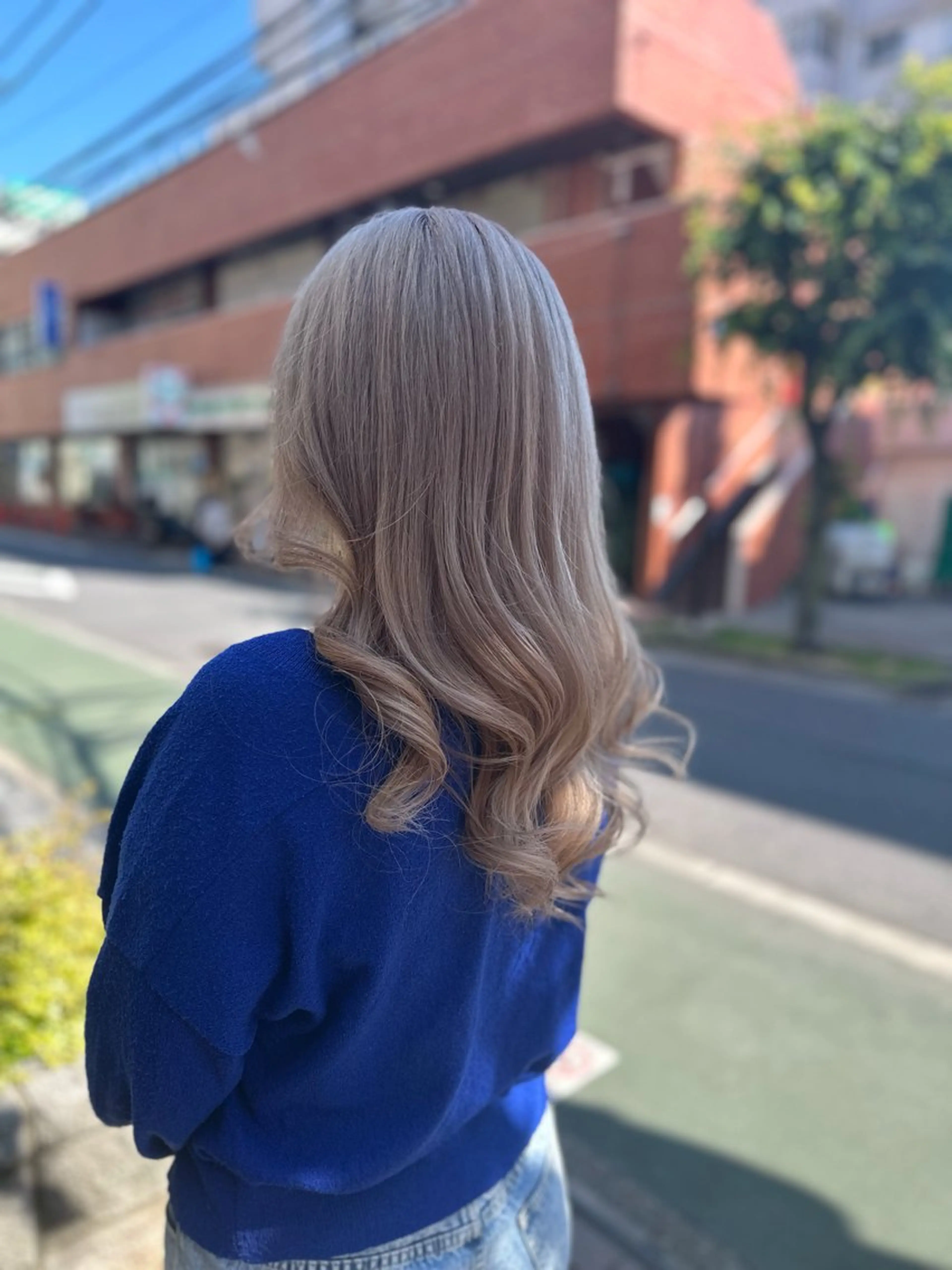 ロング カラー ベージュカラー ブリーチ ホワイトベージュ 🆕TRUTH千葉店 店長Yuのヘアスタイル