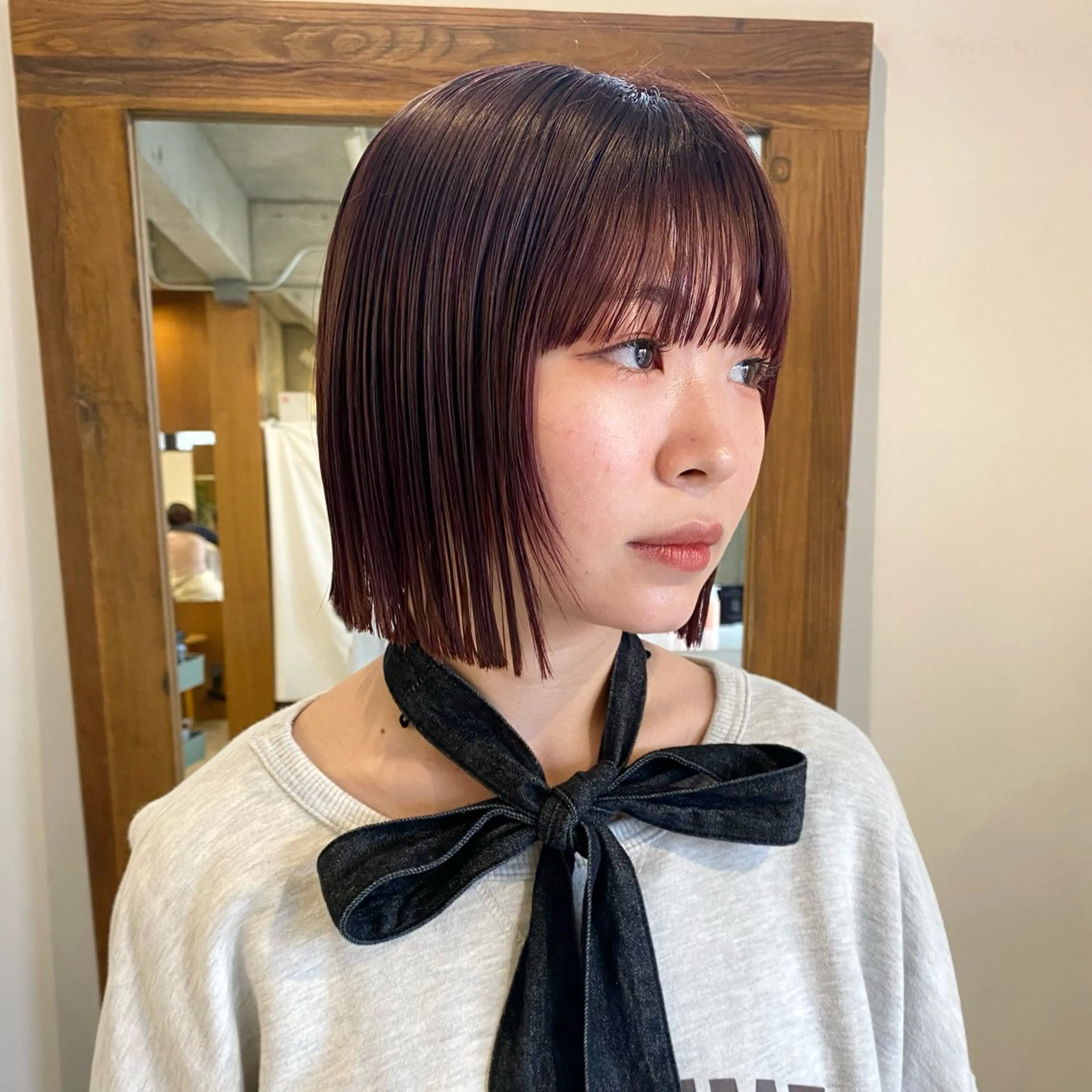 ミディアム ボブ SOIE  OMOTESANDO所属・ショートカット kyokaのヘアスタイル