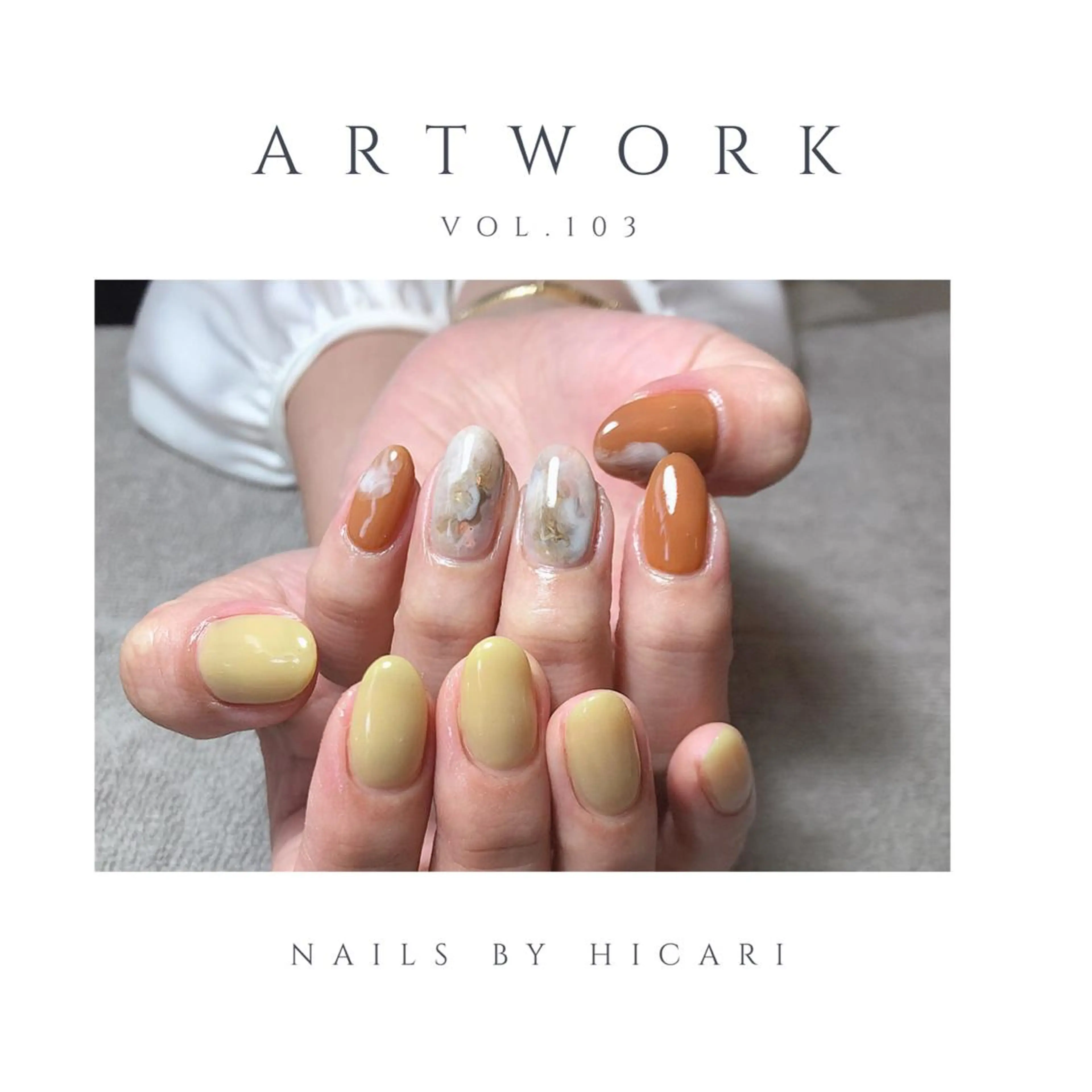 ショート カラー ネイル マツエク・マツパ ハンドネイル illum hicariのネイルデザイン