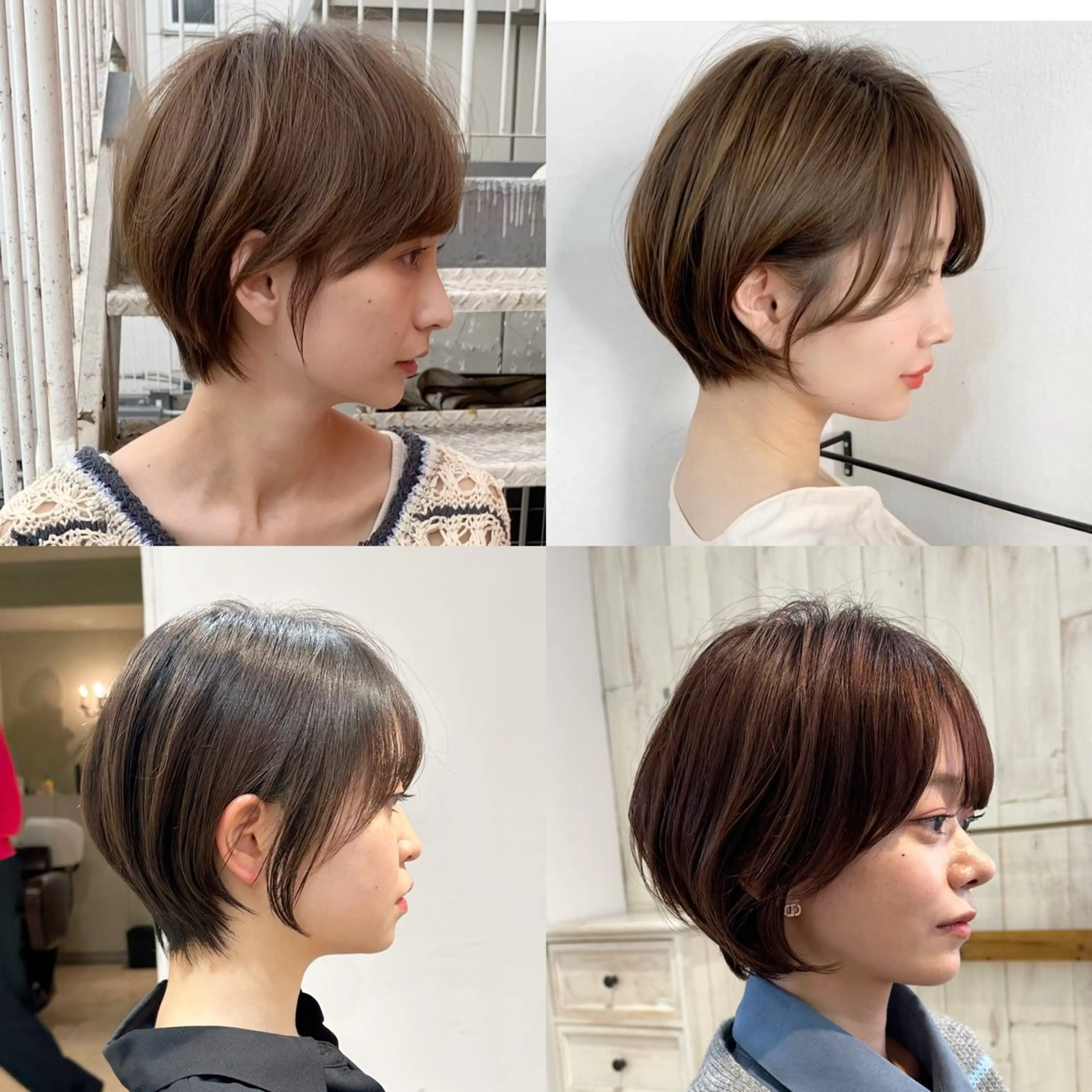 ショート カット トリートメント 縮毛矯正/ショート/ レイヤー/畑中正敏のヘアスタイル