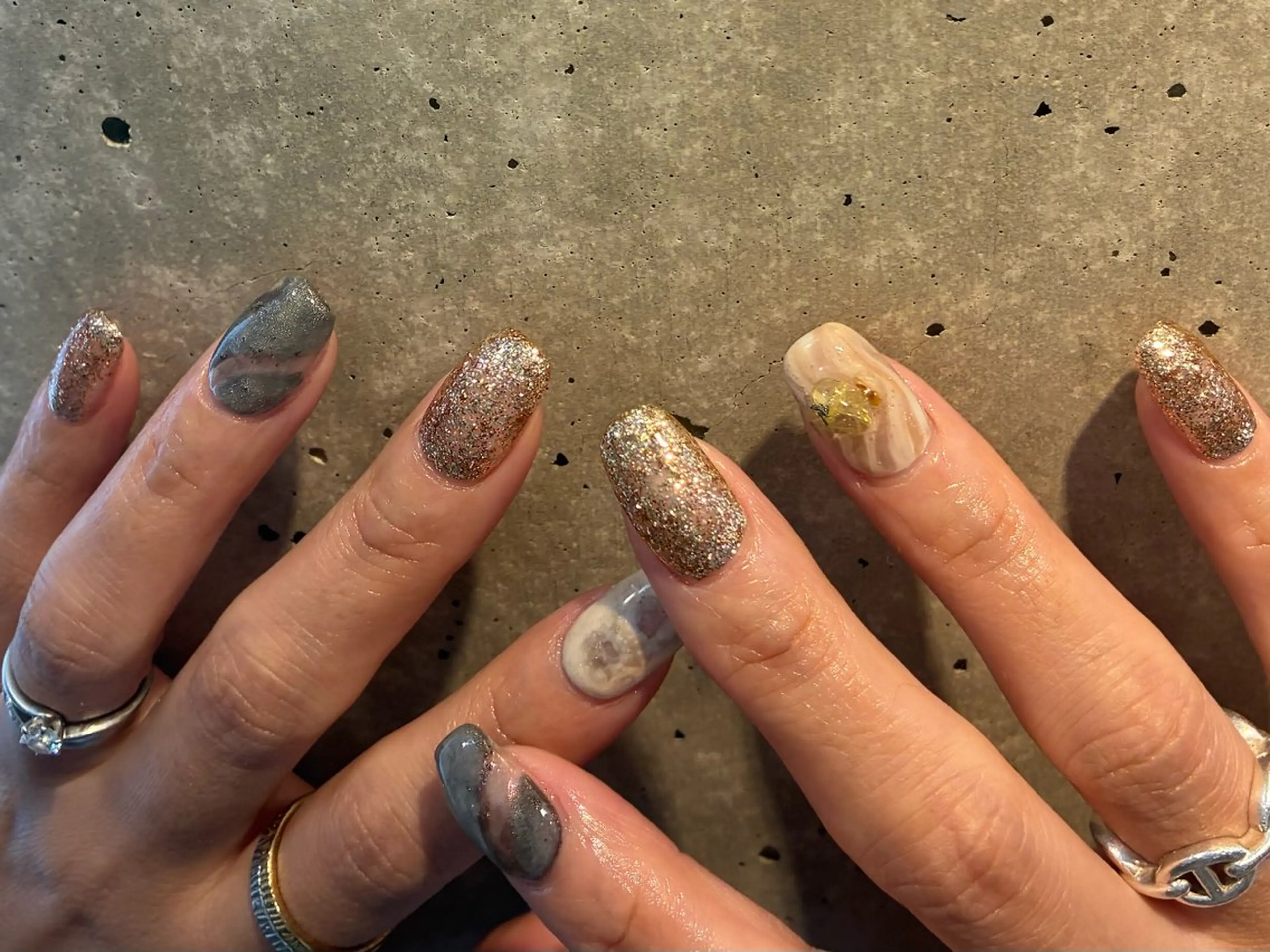 ネイル ハンドネイル 【ANEMONA】 Kyokoのネイルデザイン