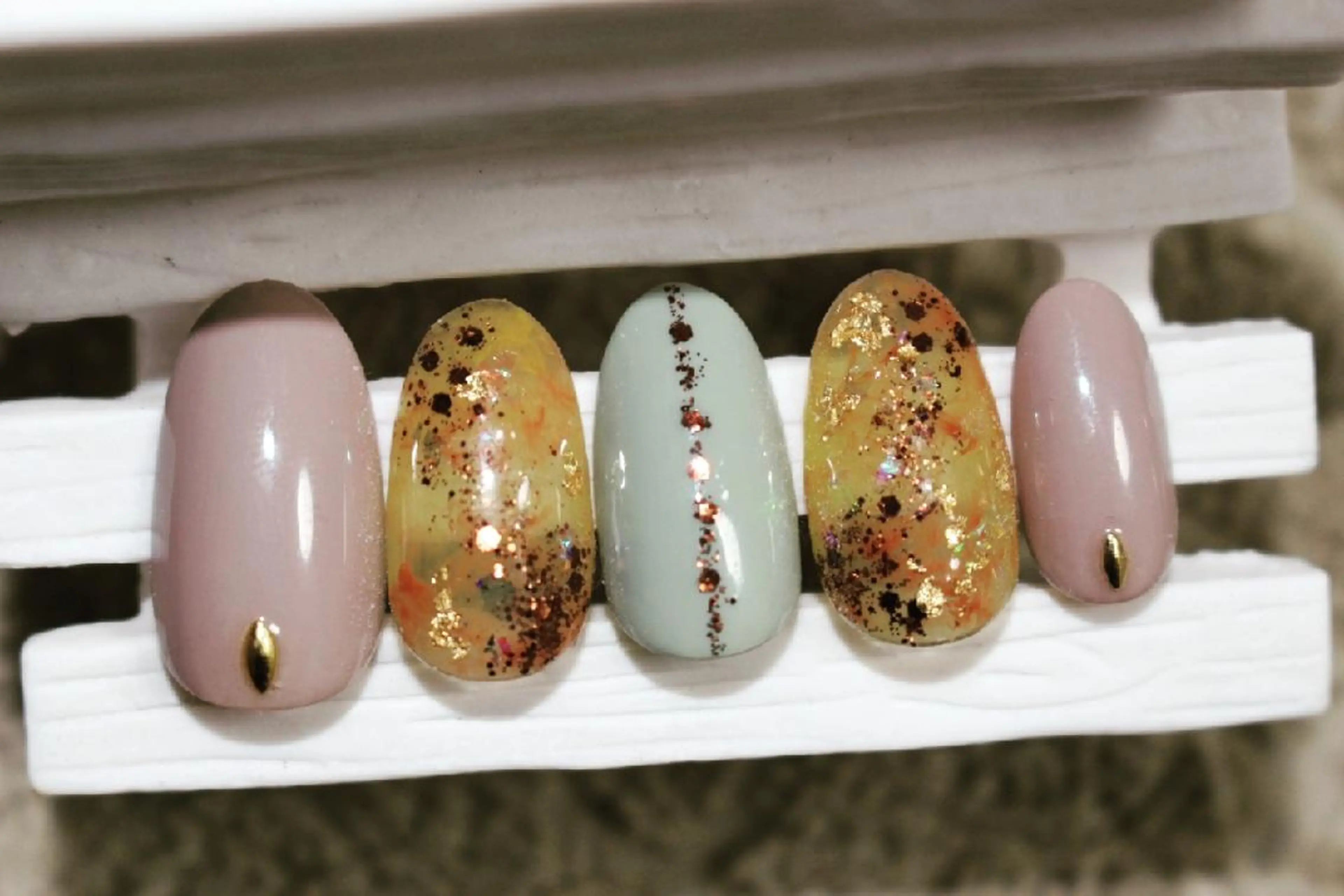 ネイル ニュアンスネイル yu-a☆  ネイル ＆ホワイトニングのネイルデザイン