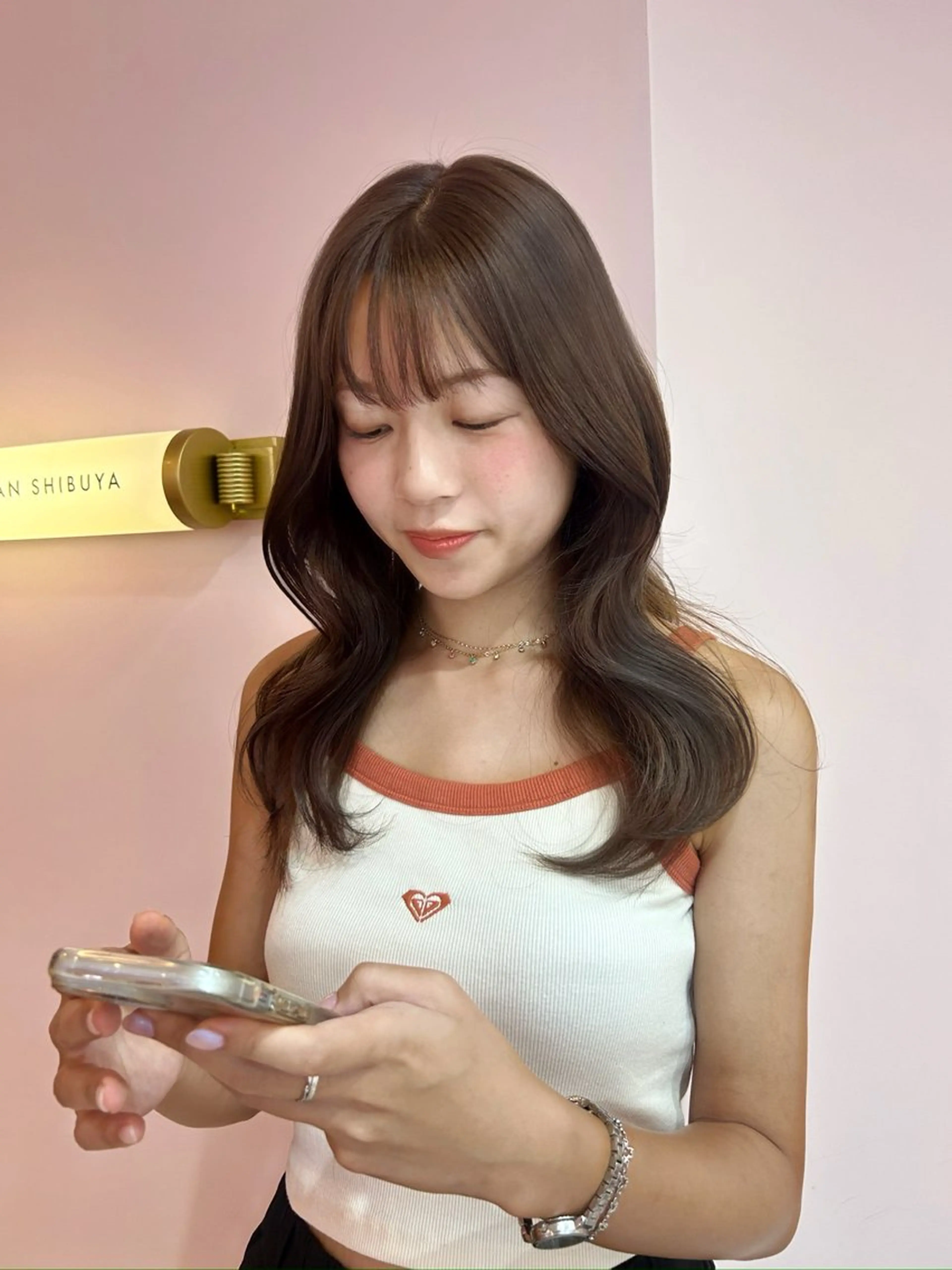 ブリーチ無しダブルカラーの写真