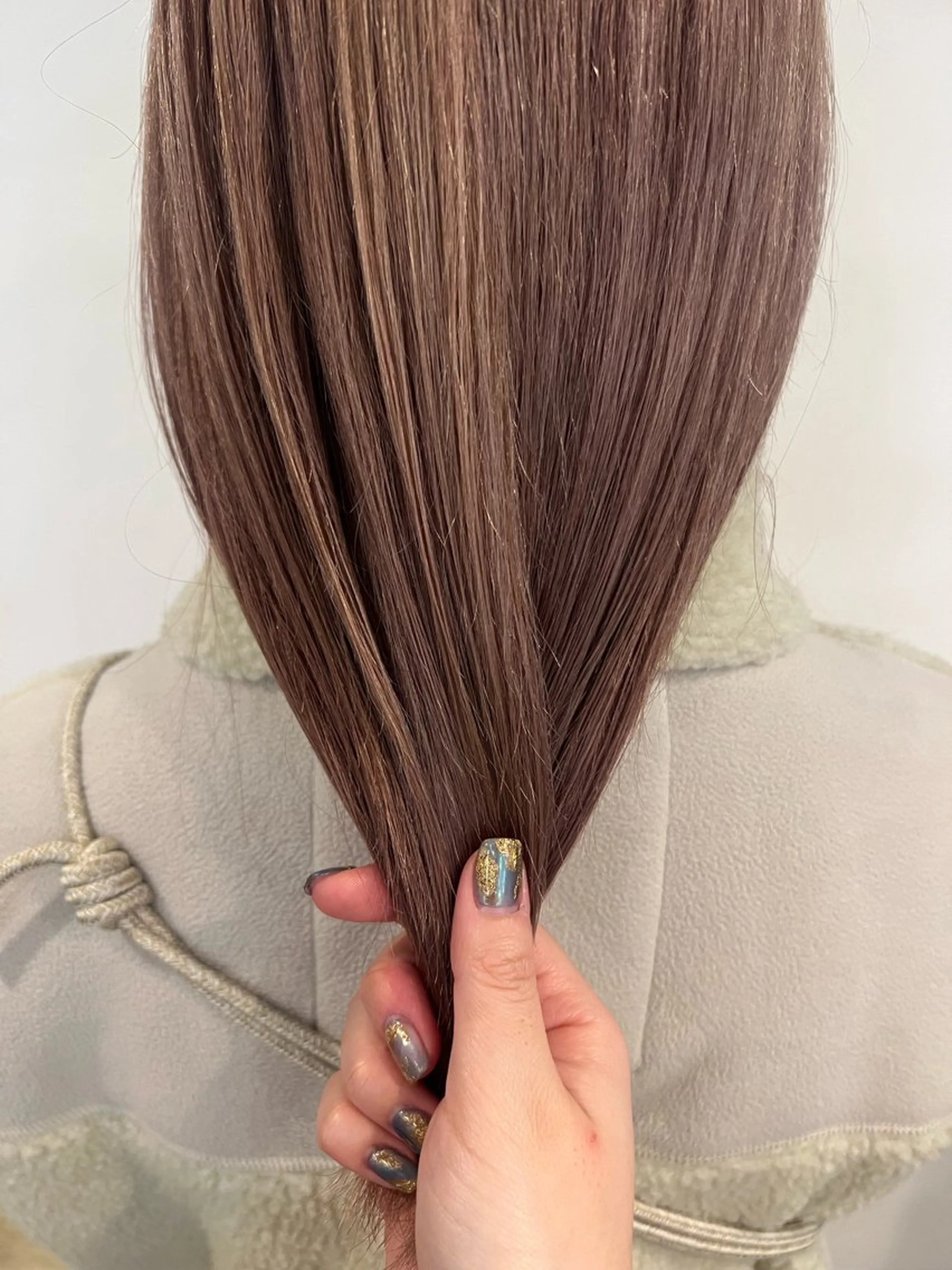 セミロング カラー ヘアカラー 透明感カラー、 アレンジ/miyuのヘアスタイル