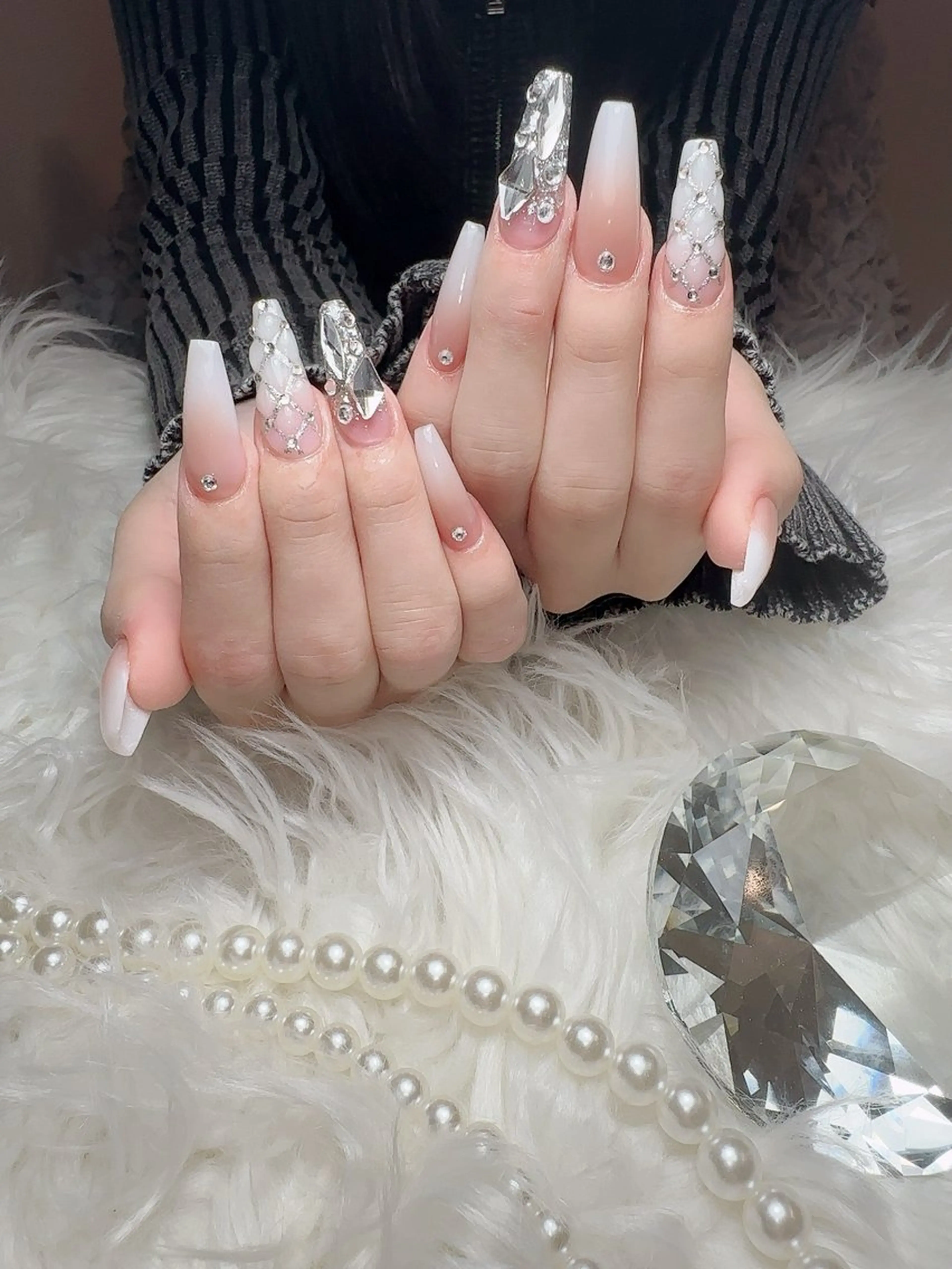 ネイル ロングネイル スカルプネイル nail salon azuのネイルデザイン