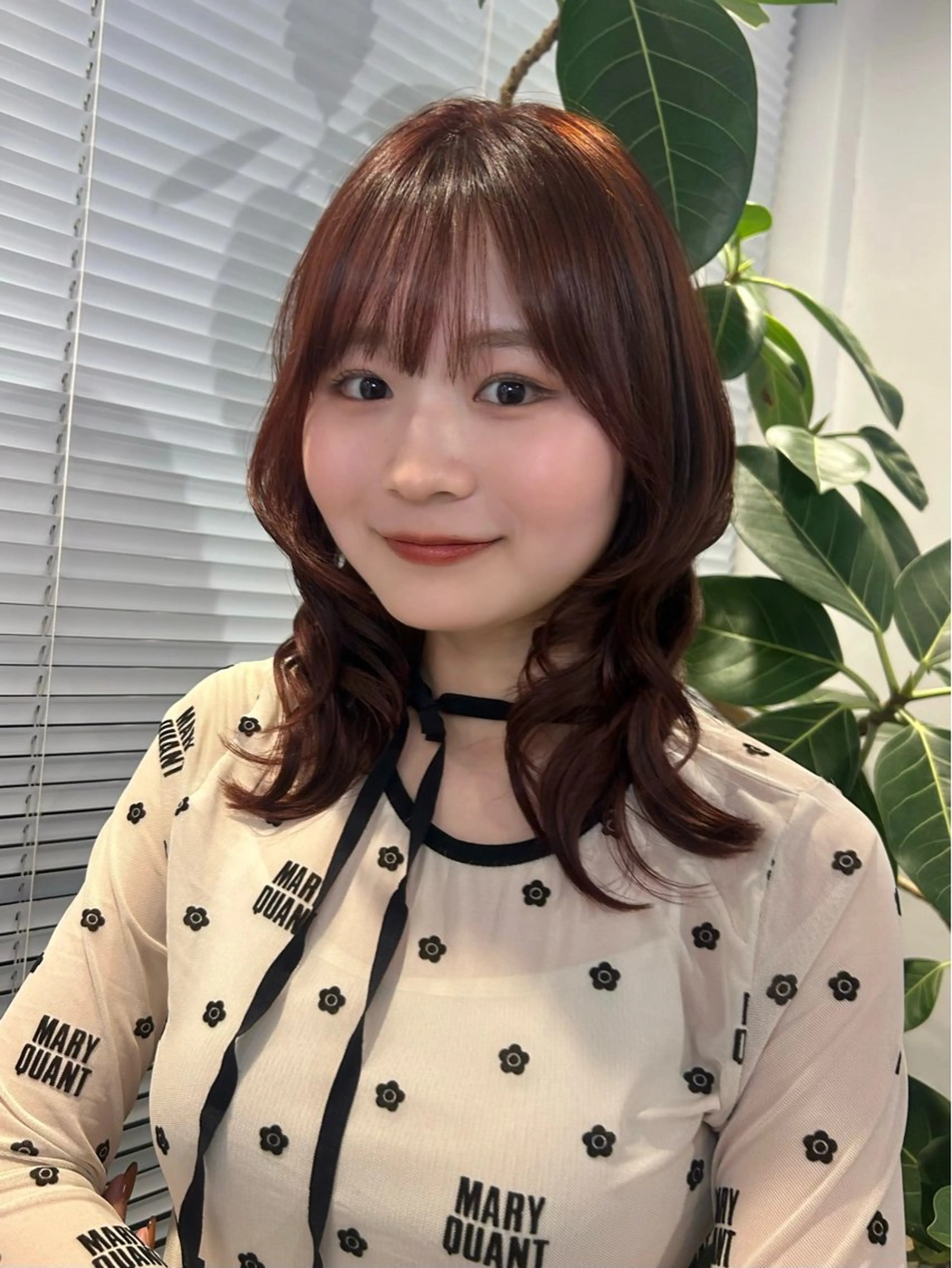 カラー ブラウンカラー オレンジ オレンジブラウン ヘアカラー ユナ/暖色カラー🧡 /表参道のヘアスタイル