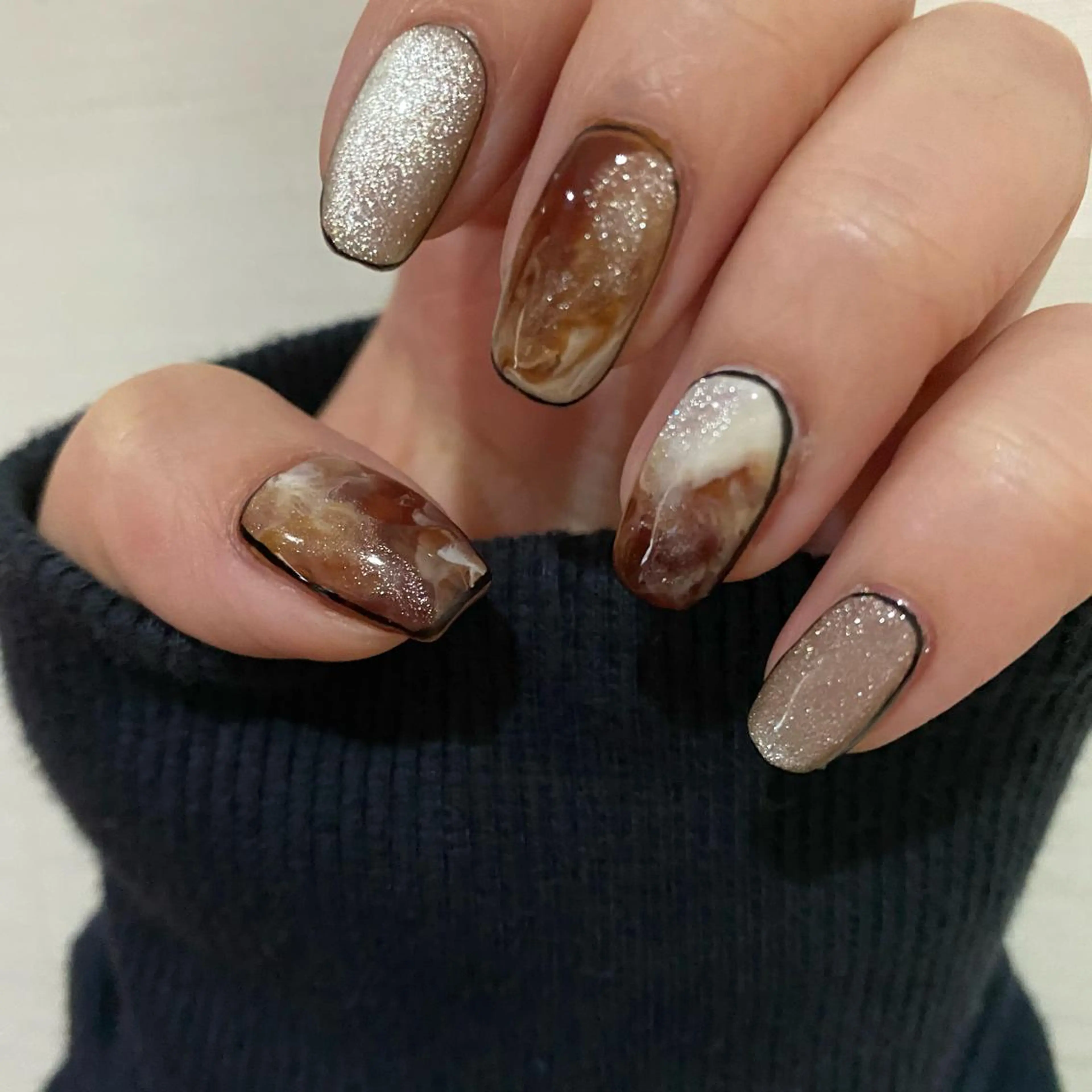 ネイル マグネットネイル Re:Smil所属・☺︎ NOZOMI☺︎のネイルデザイン