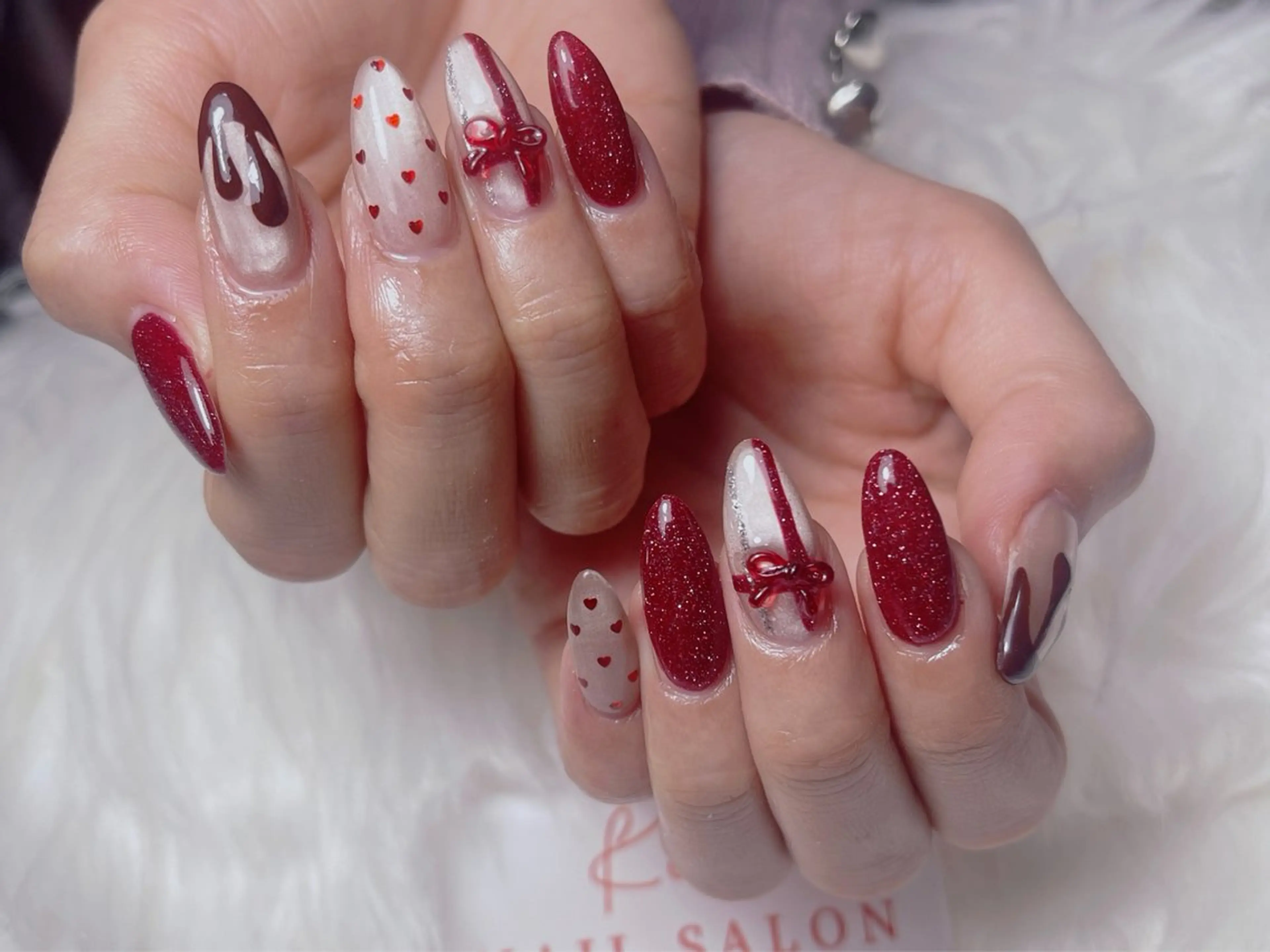 ネイル アートネイル フレンチネイル ジェルネイル グラデーション 韓国ネイル ハンドネイル 💕鈴木ユリ パラジェル/オフ無料のネイルデザイン