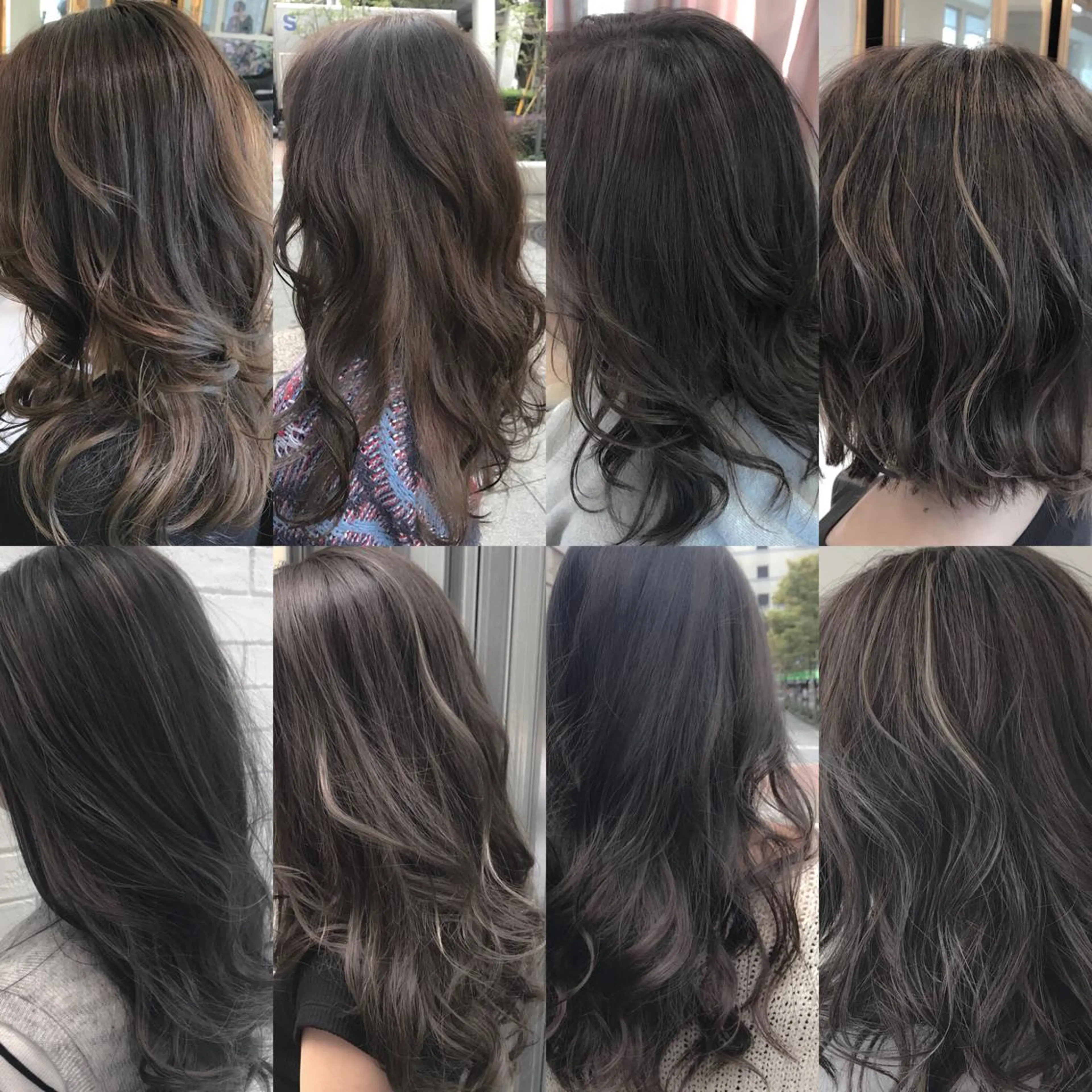 セミロング カラー eclair.髪質改善&トリートメント所属・【艶髪、透明感】西村 有司のヘアスタイル