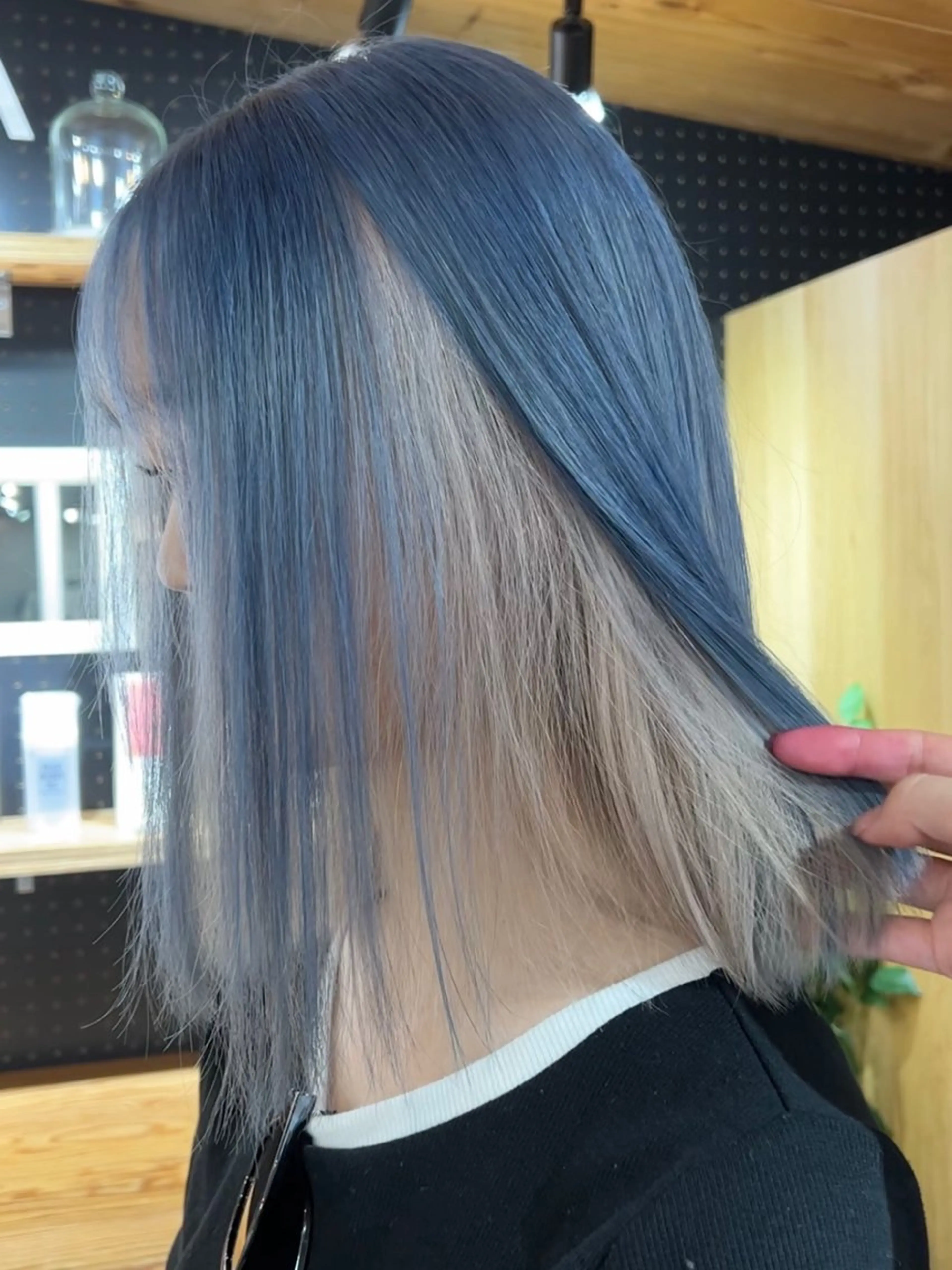 セミロング カラー ヘアカラー トリートメント 韓国/ハイトーン/ ボブ🎀MIKU🎀のヘアスタイル