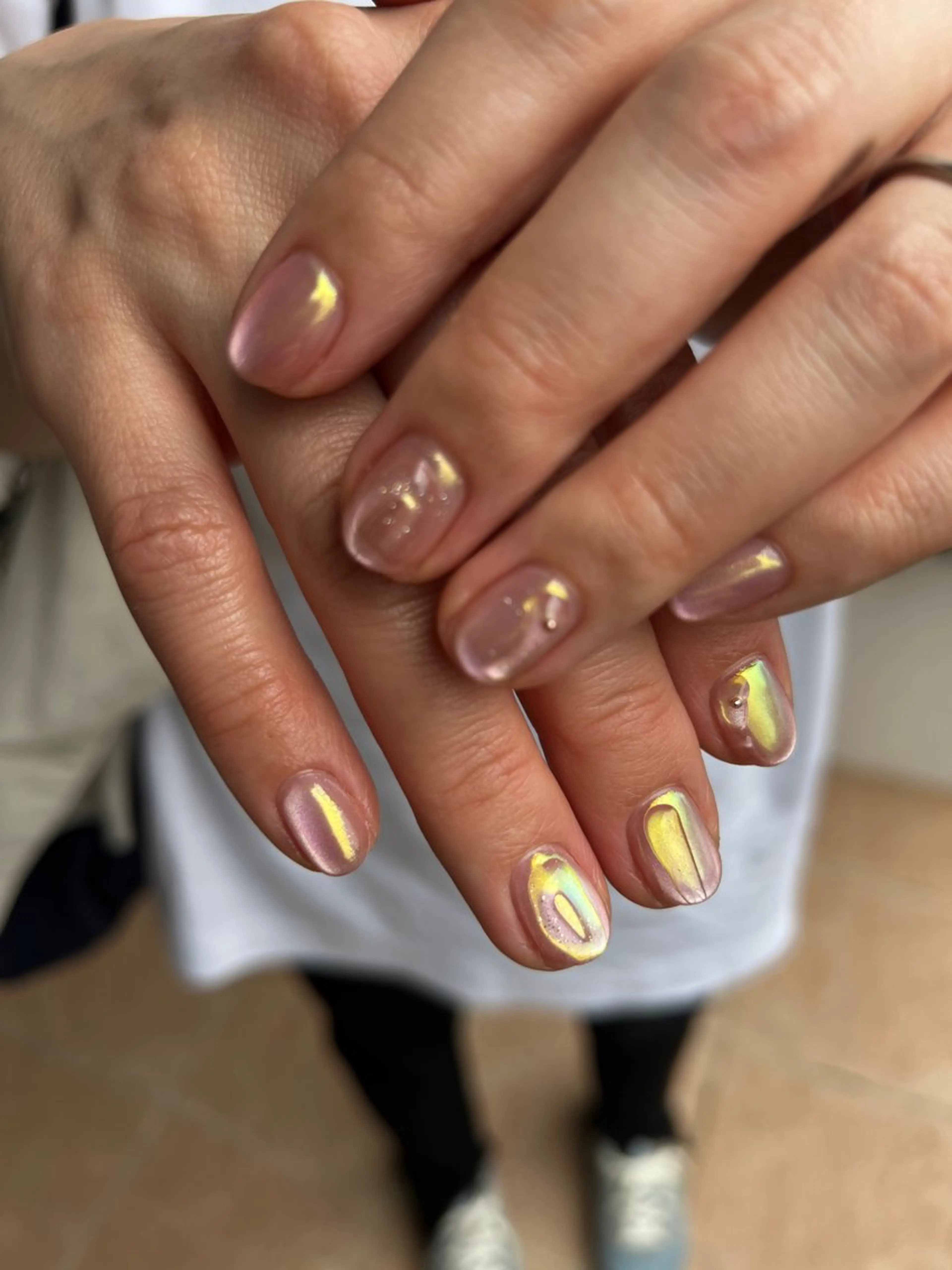 ネイル ハンドネイル ハンドケア Ri.nail オクマトモカのネイルデザイン