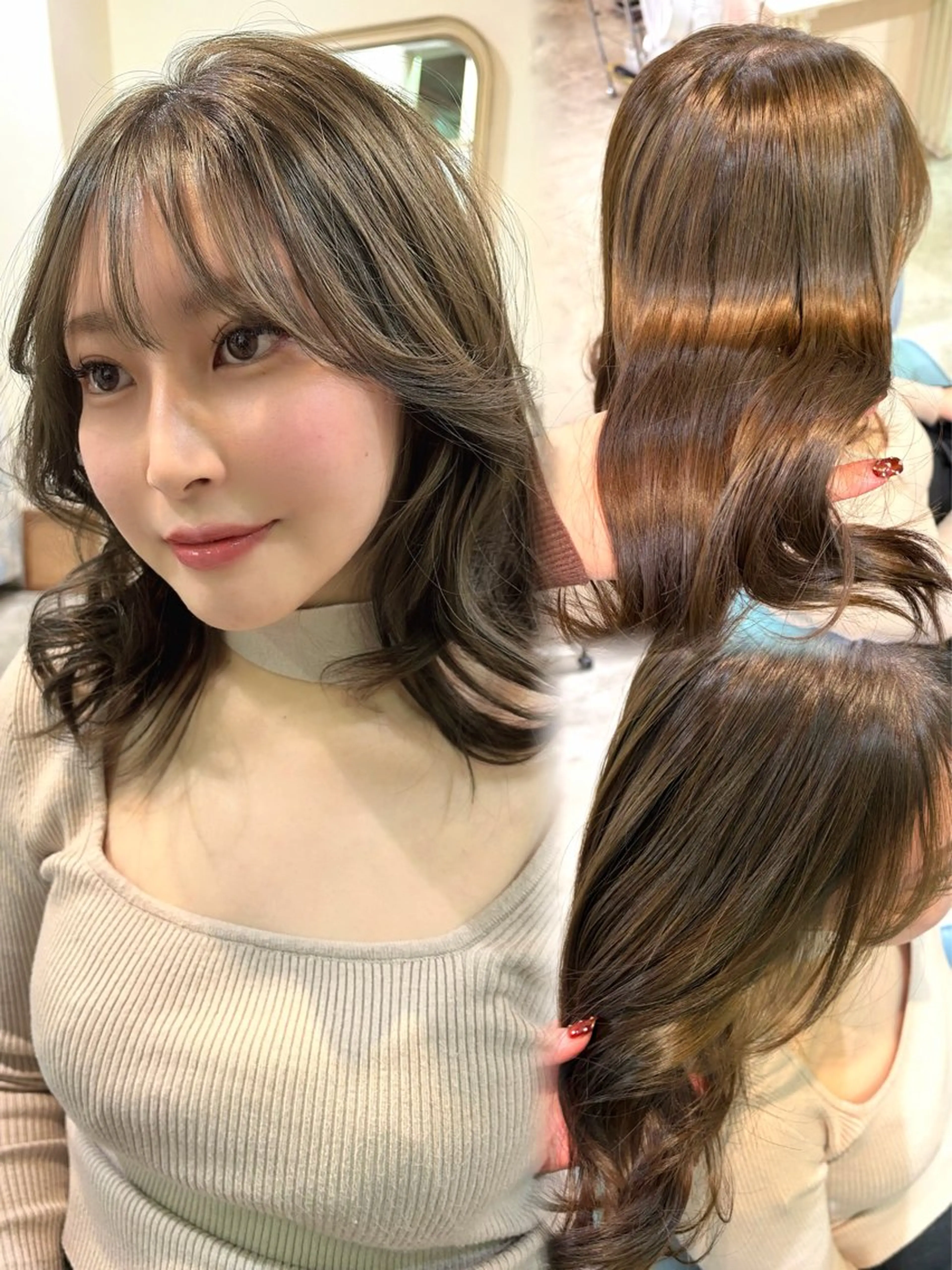 ミディアム カットモデル募集🤍 🐇anzuのヘアスタイル