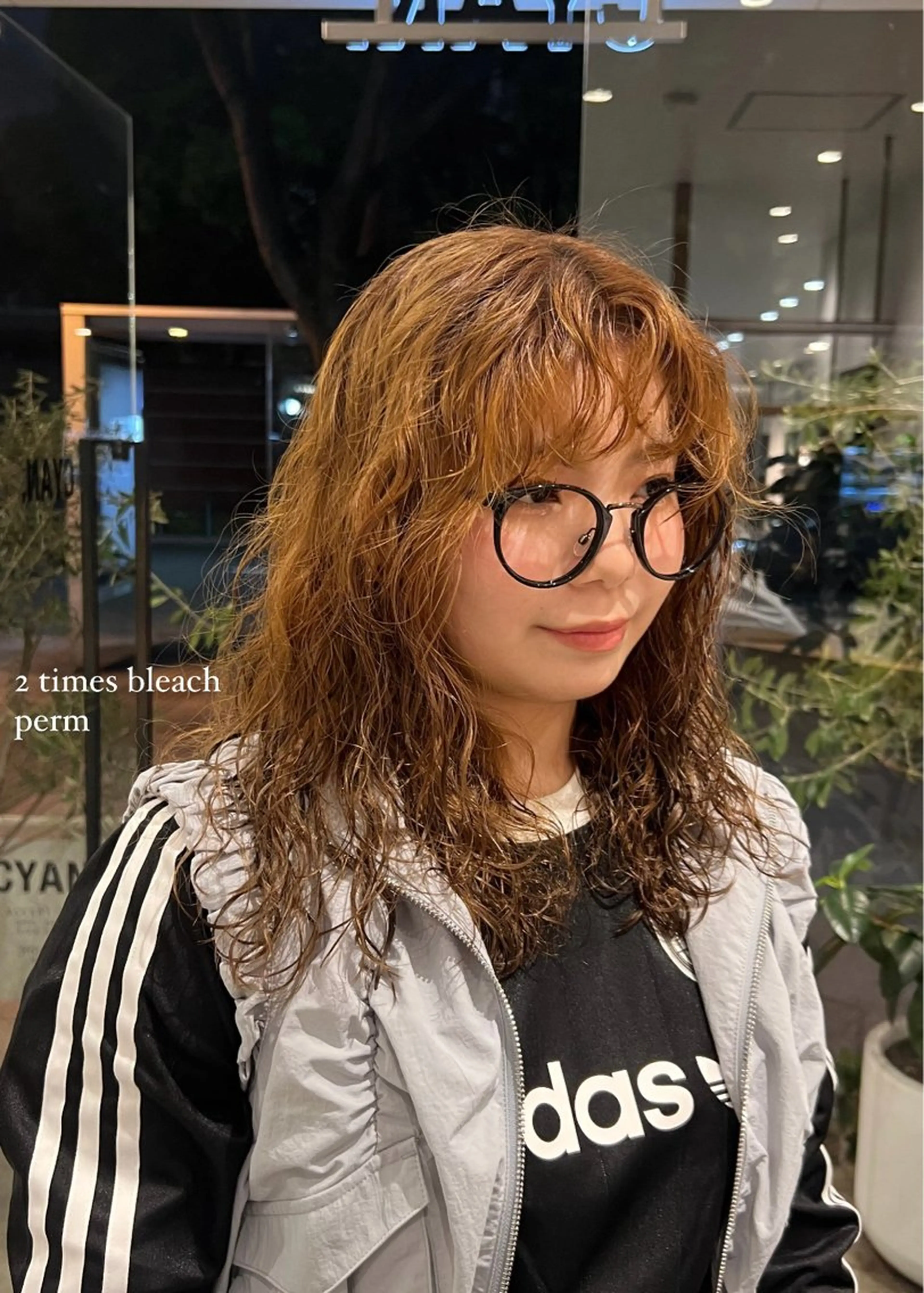 セミロング セミロングパーマ パーマ/名古屋パーマ / コデラ ナナホのヘアスタイル