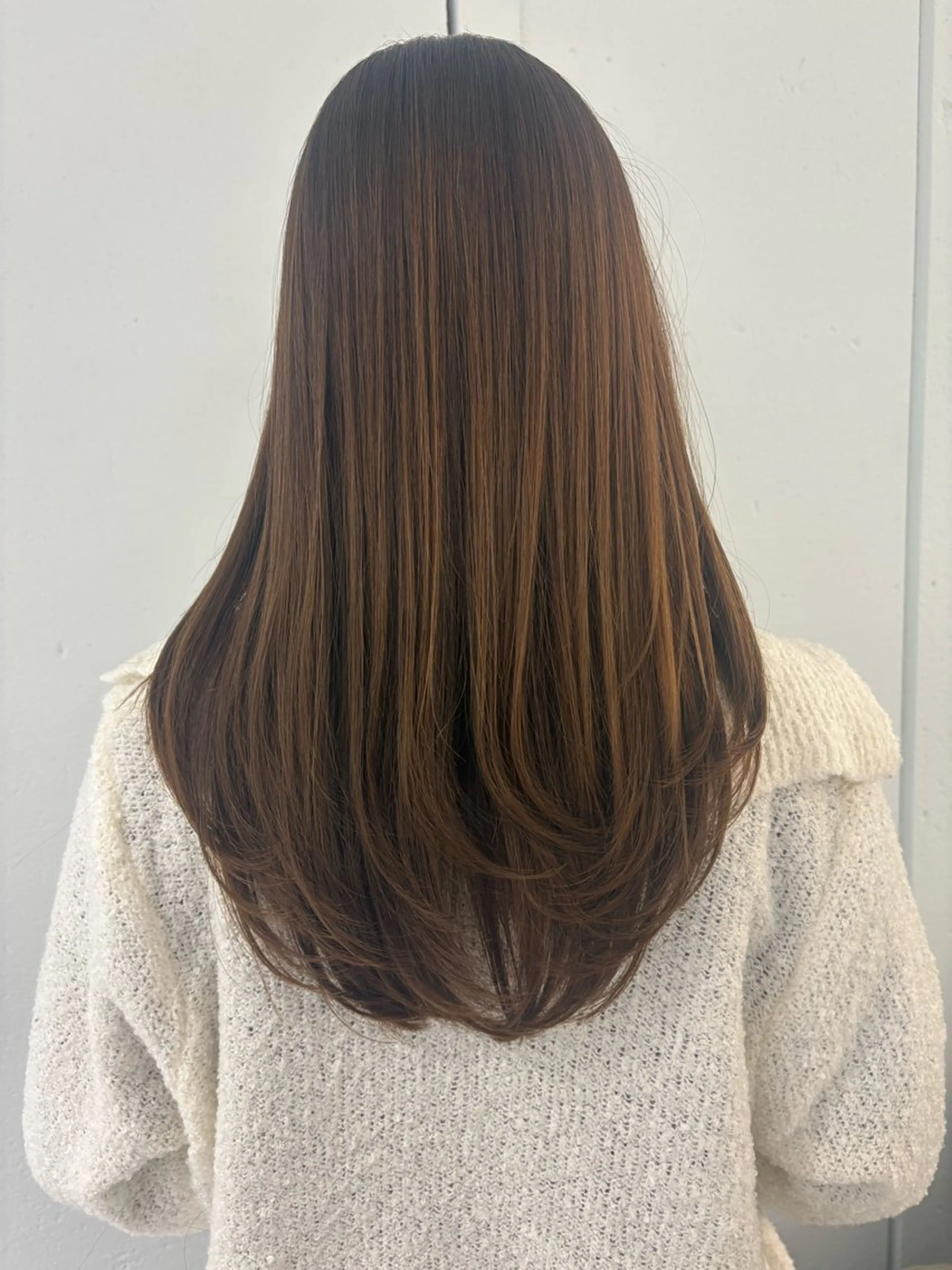 ロング 村上 奈乃果のヘアスタイル