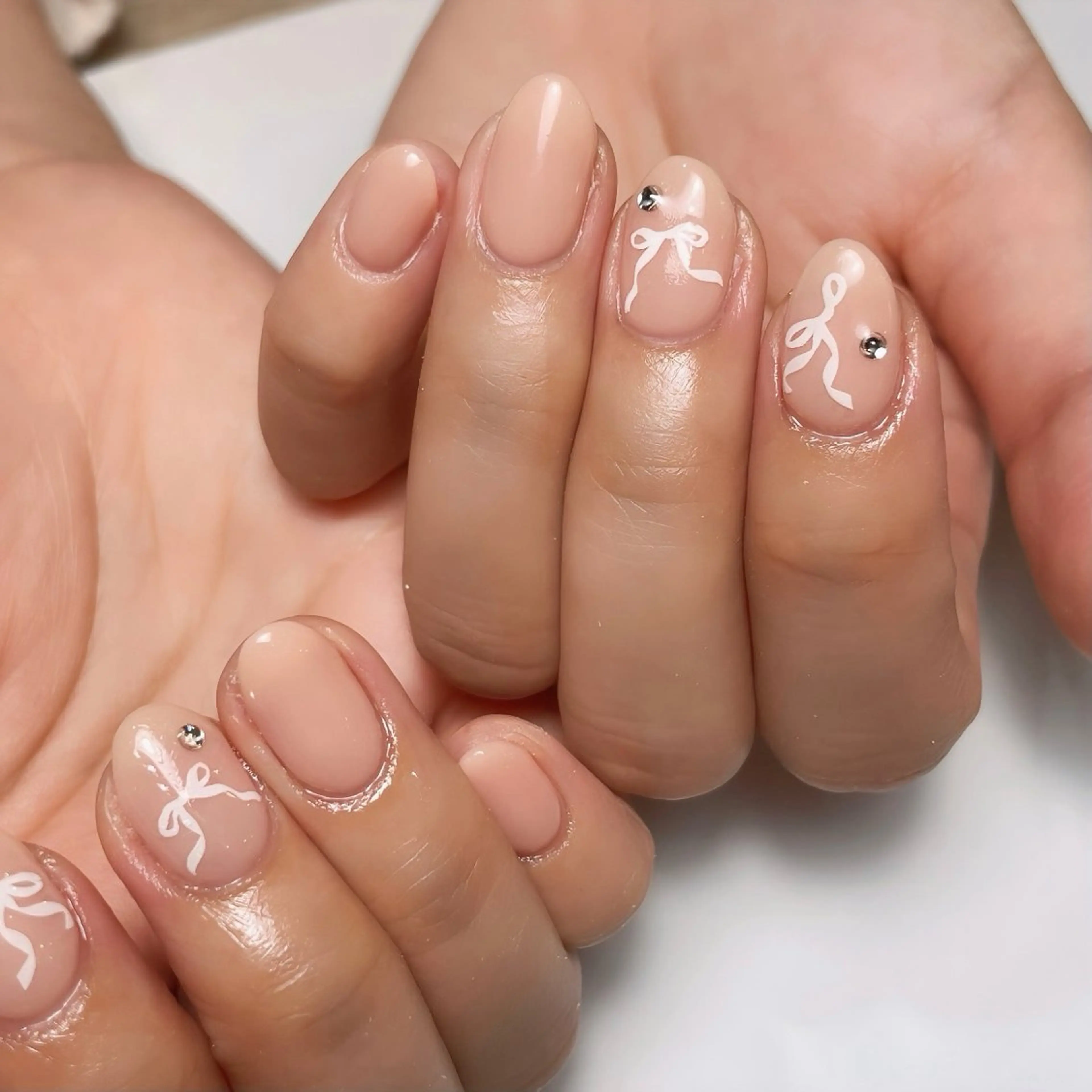 ネイル ワンカラーネイル シンプルネイル MARU NAIL Izumiのネイルデザイン