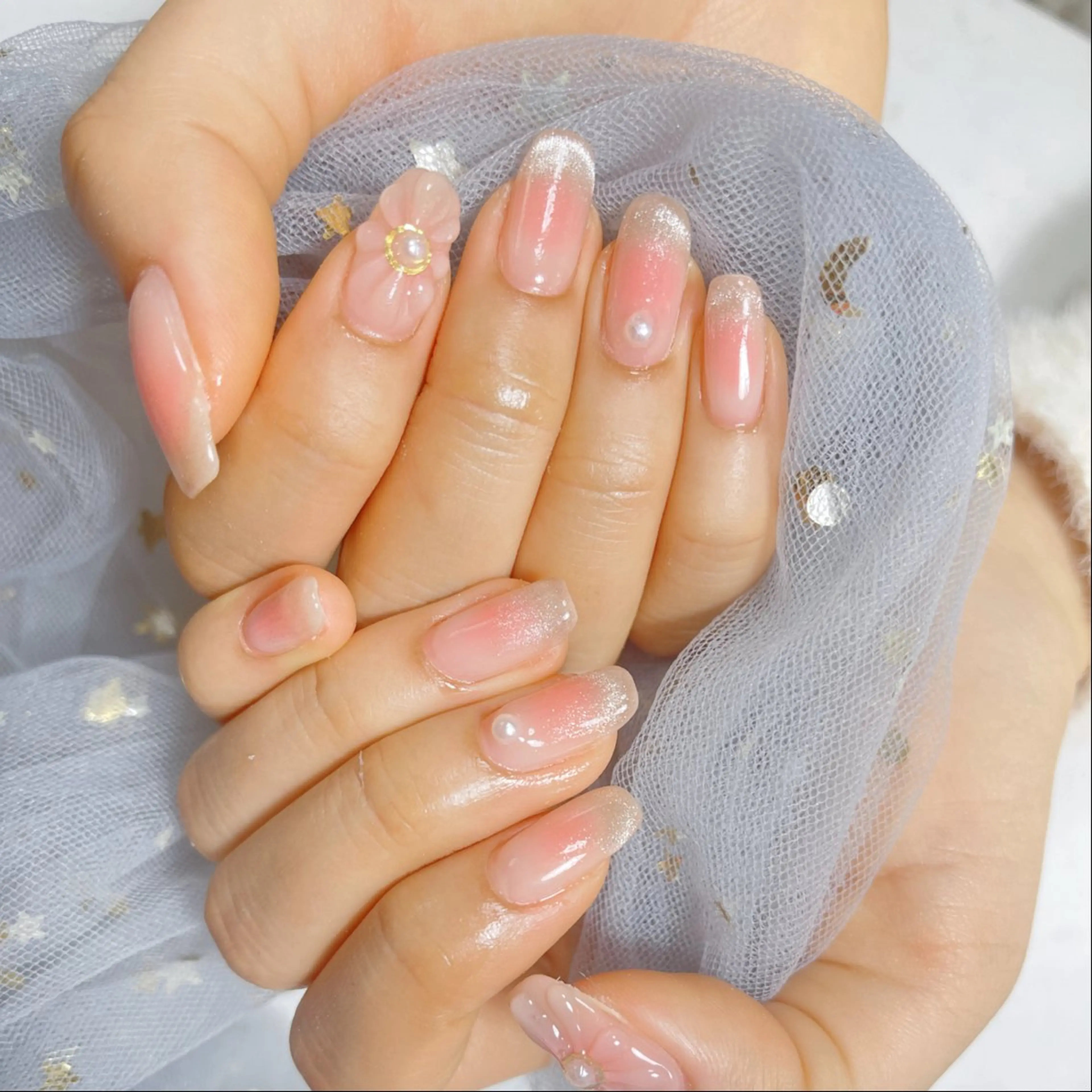 ネイル ハンドネイル 🎀ネイルサロン エクラYUI🎀のネイルデザイン