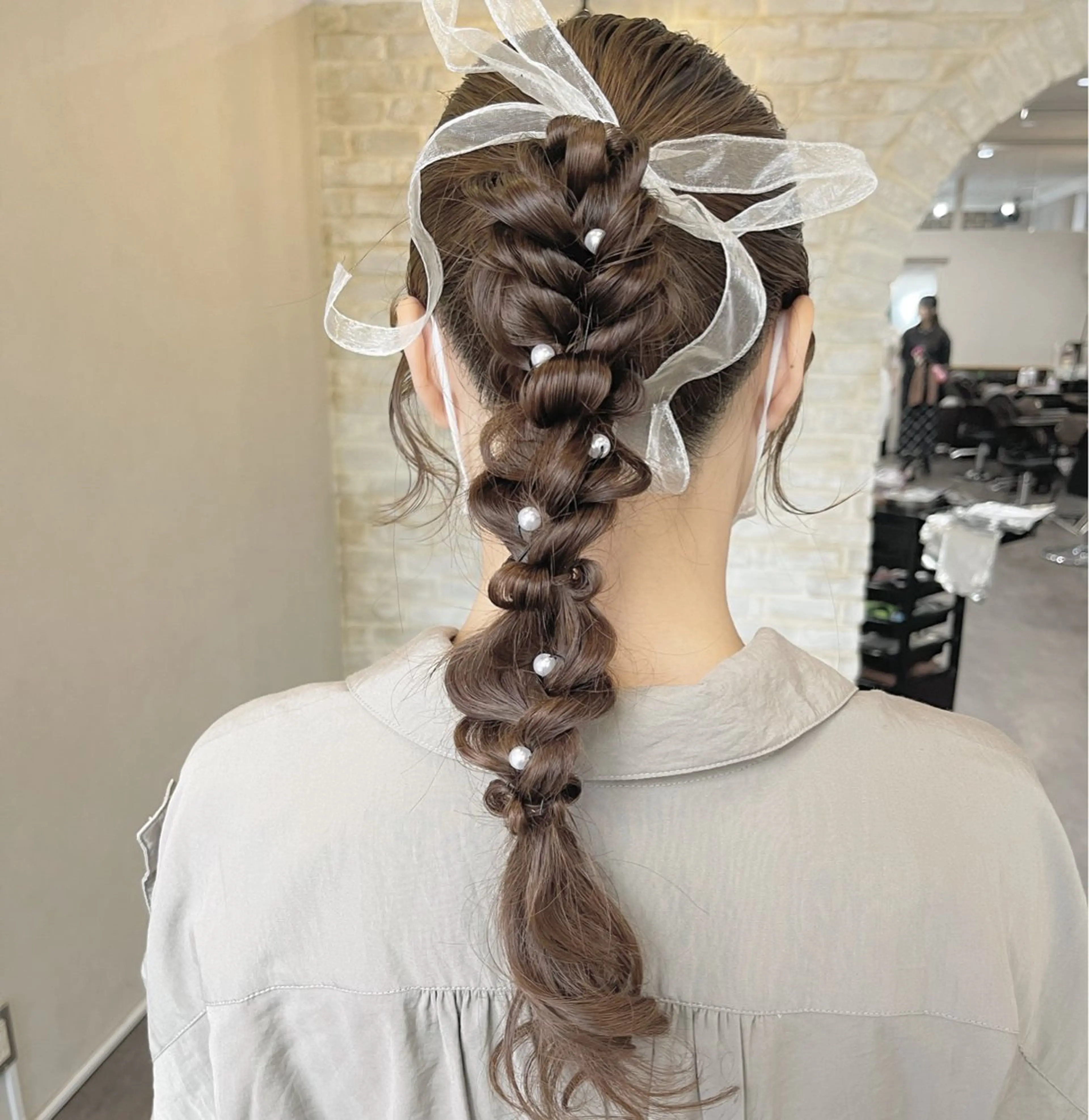 ロング カラー🫧アレンジ 🎀REIMIのヘアスタイル