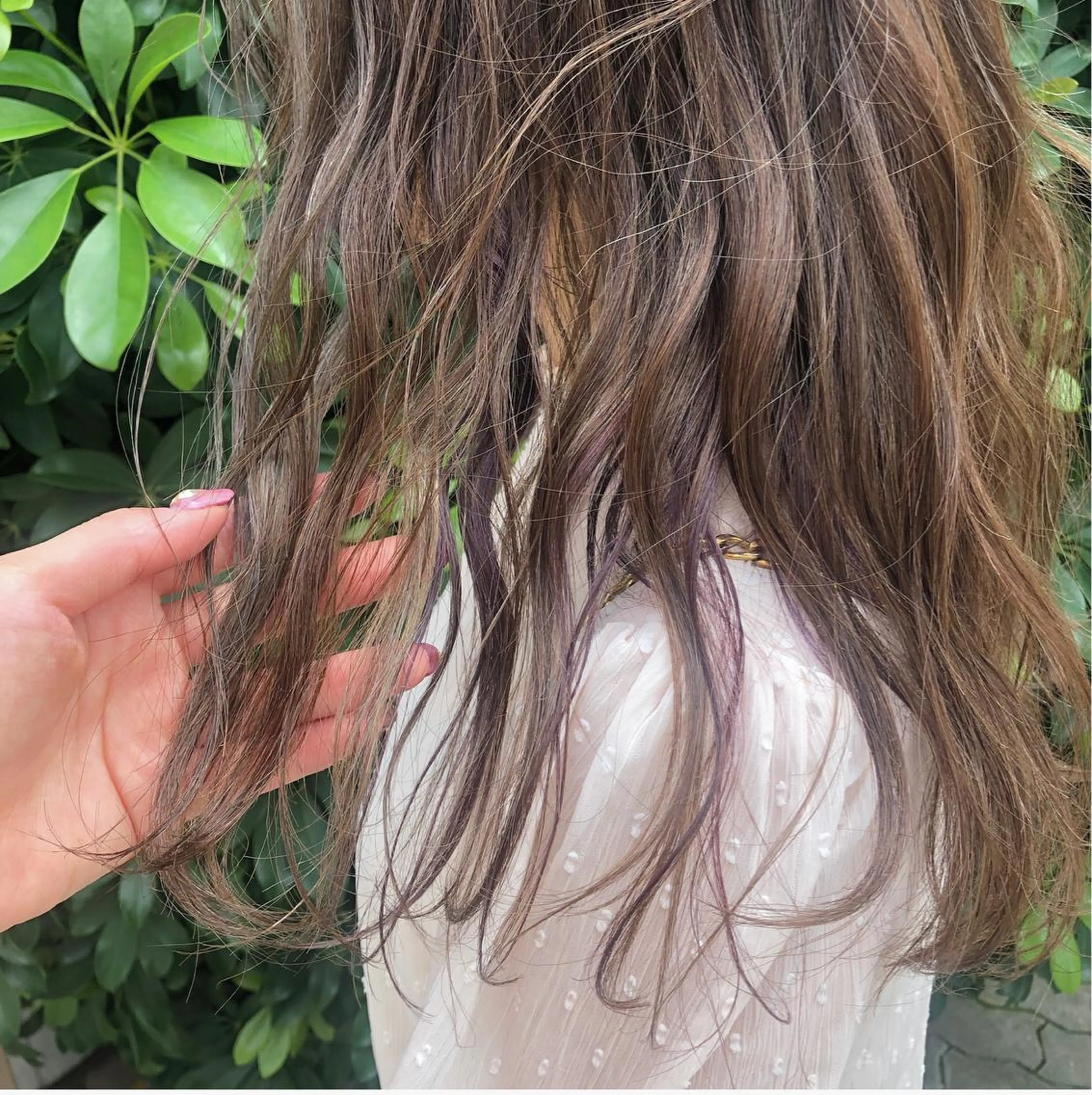 ロング カット ヘアカラー L.C.E心斎橋WEST所属・野上 綾香のヘアスタイル