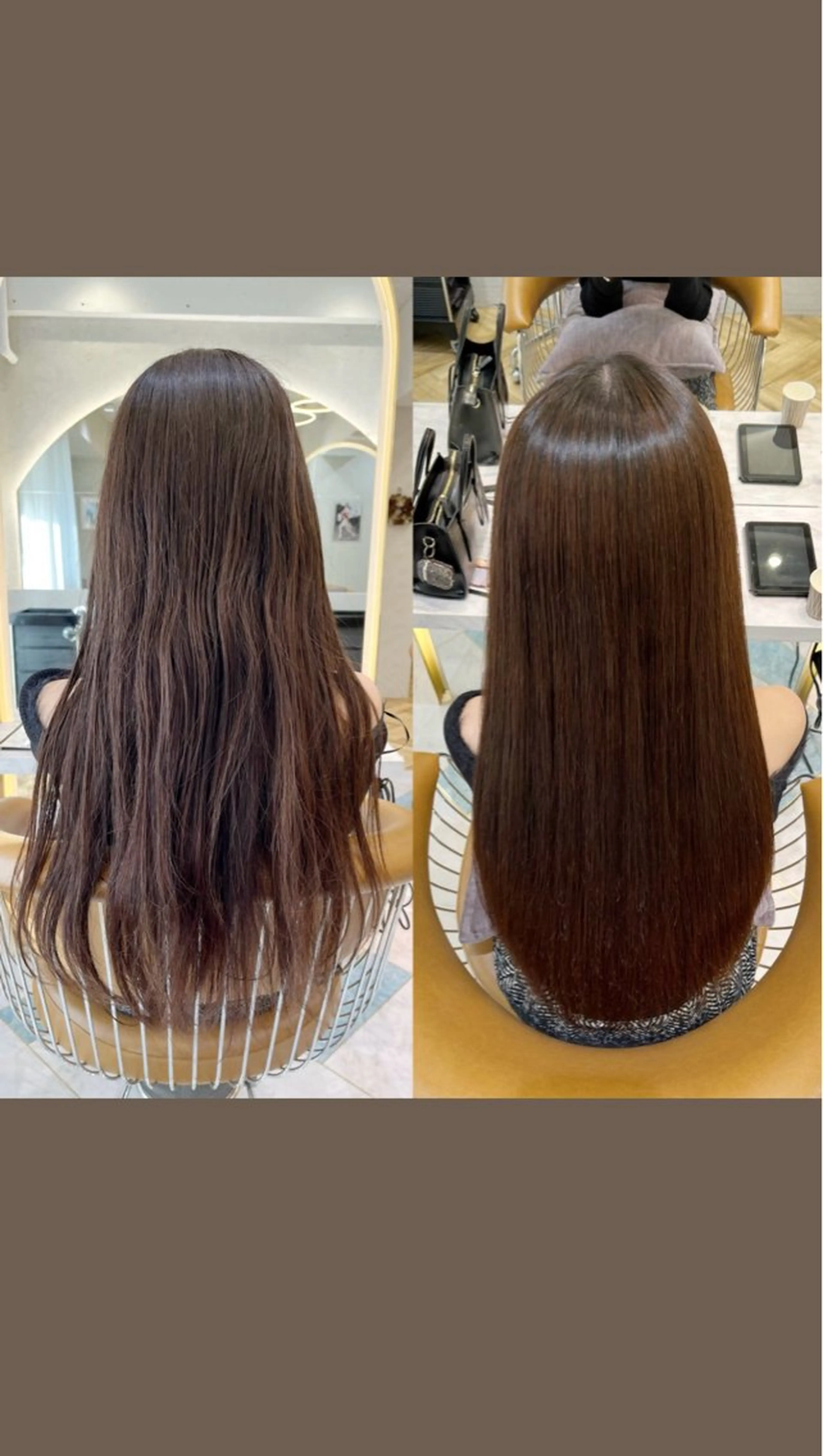 セミロング トリートメント ♥️透明感×抜け感 ベージュ/佑珠♥️のヘアスタイル