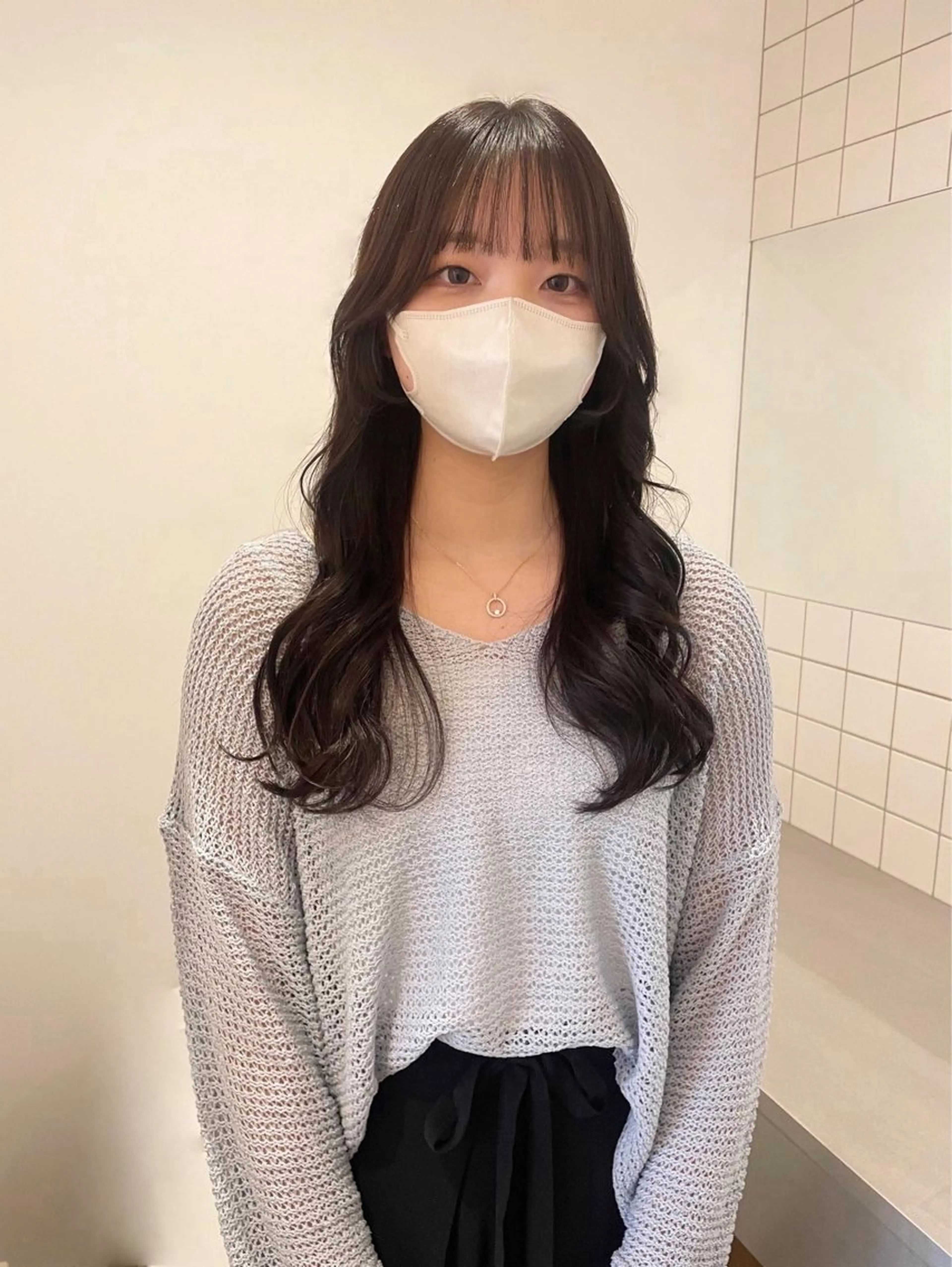 ロング ボブカットモデル/パ ーマ/harunaのヘアスタイル