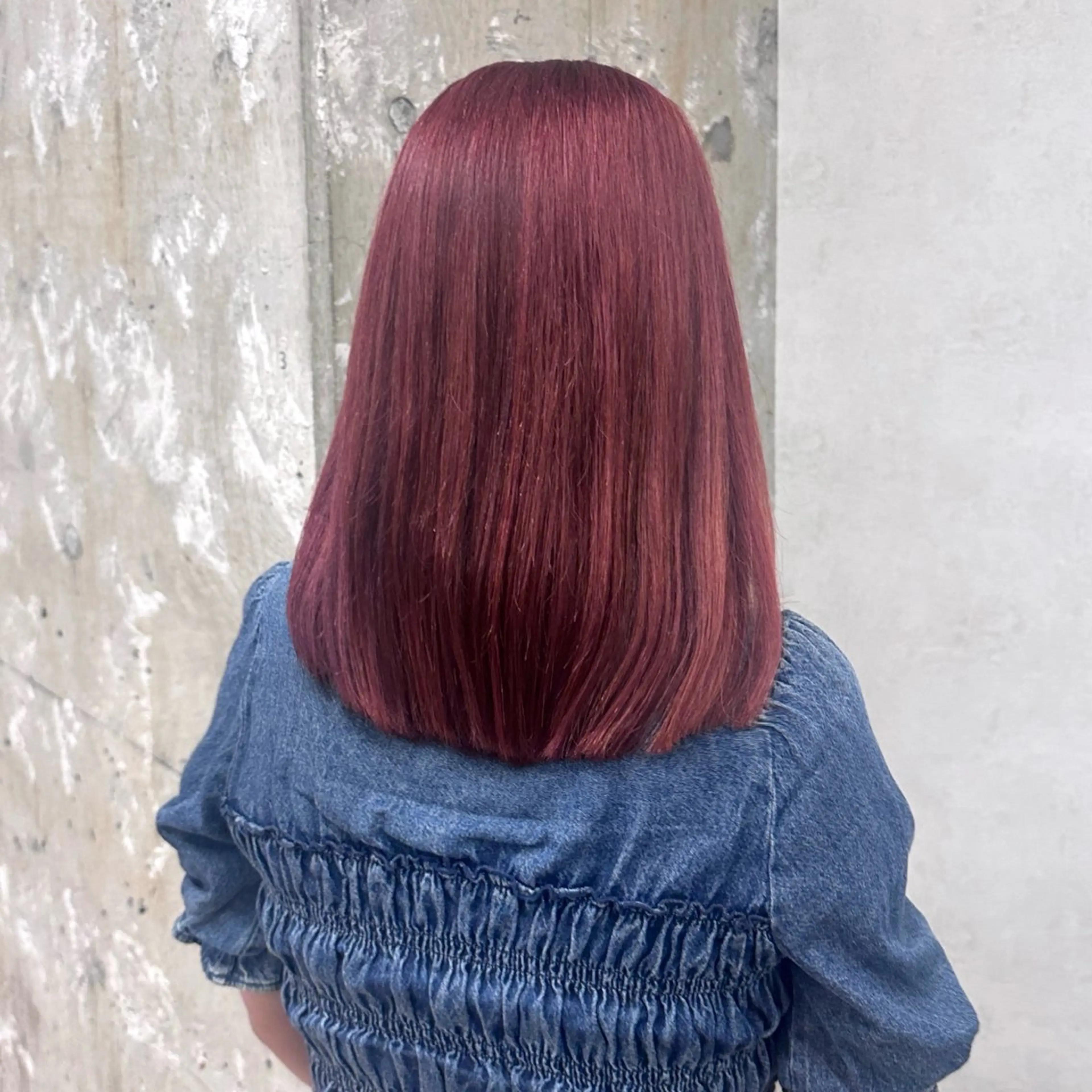 セミロング カラー ニュアンスパーマ kotojiのヘアスタイル