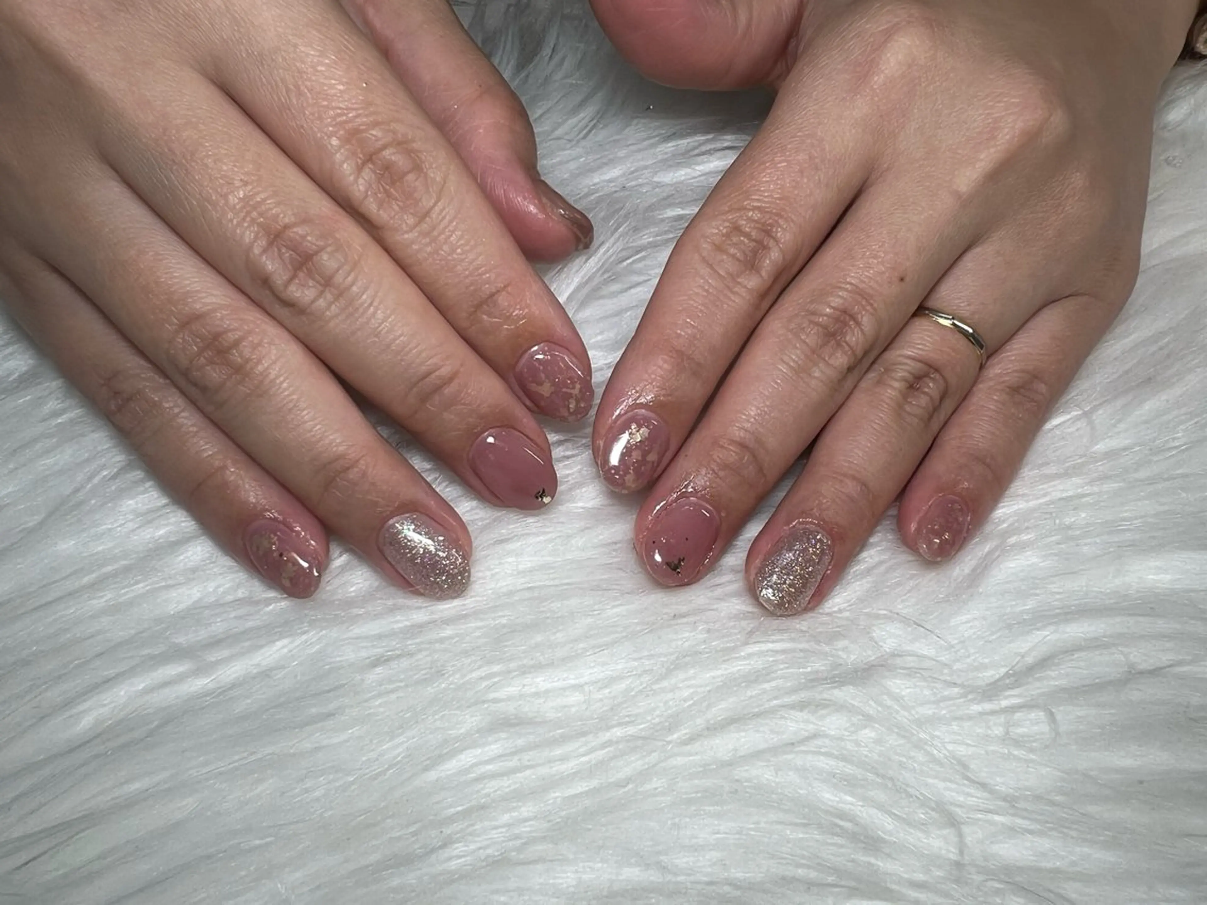 ネイル ニュアンスネイル ハンドネイル Ruana Nailのネイルデザイン