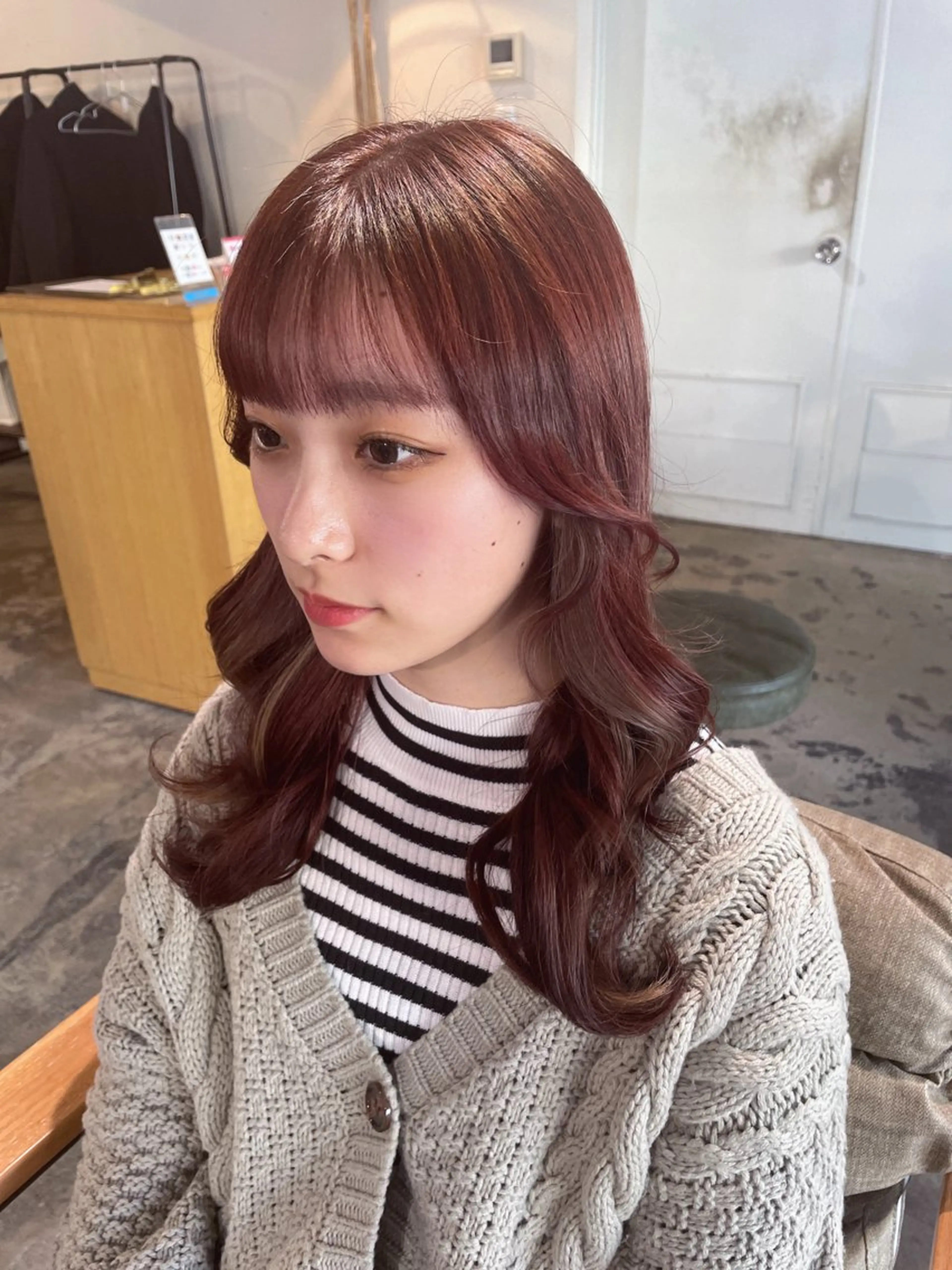 カラー La fith hair ray 札幌店所属・顔まわり/W カラー/リョウのヘアスタイル