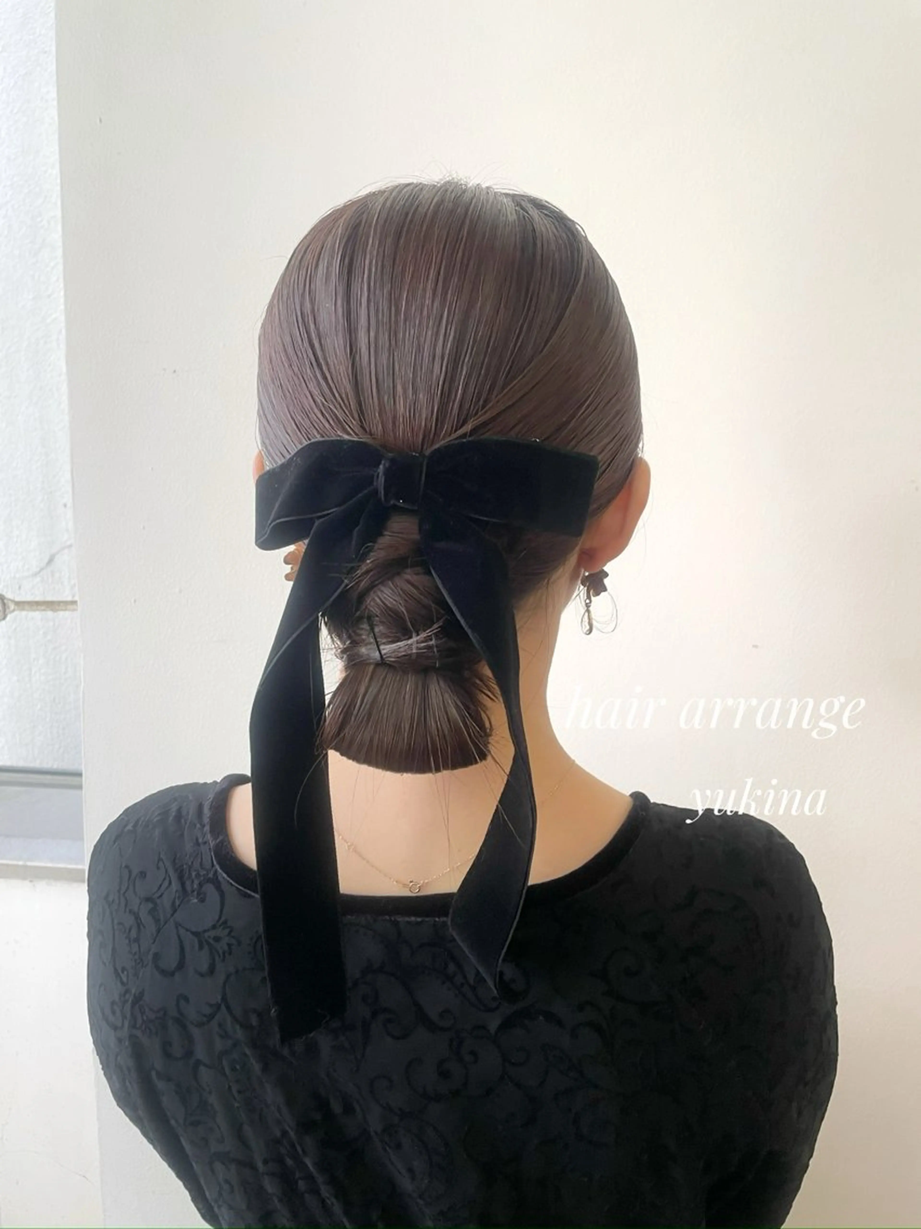 ロング お団子ヘア ヘアセット Hair Salon BOTTOMS所属・✨透明感ケアカラー✨ 長野ゆきなのヘアスタイル