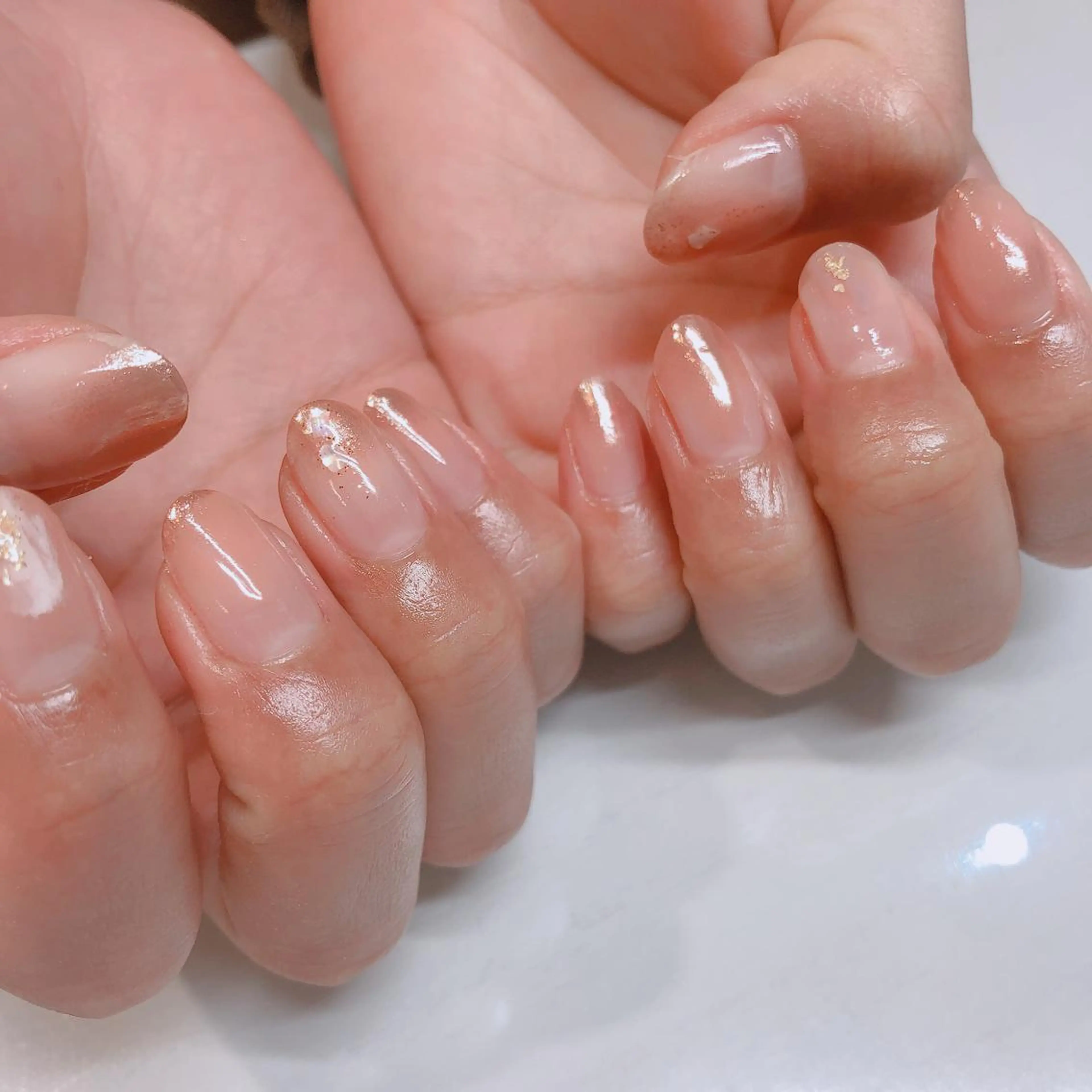 ネイル ブラウン 原 麻耶のヘアスタイル