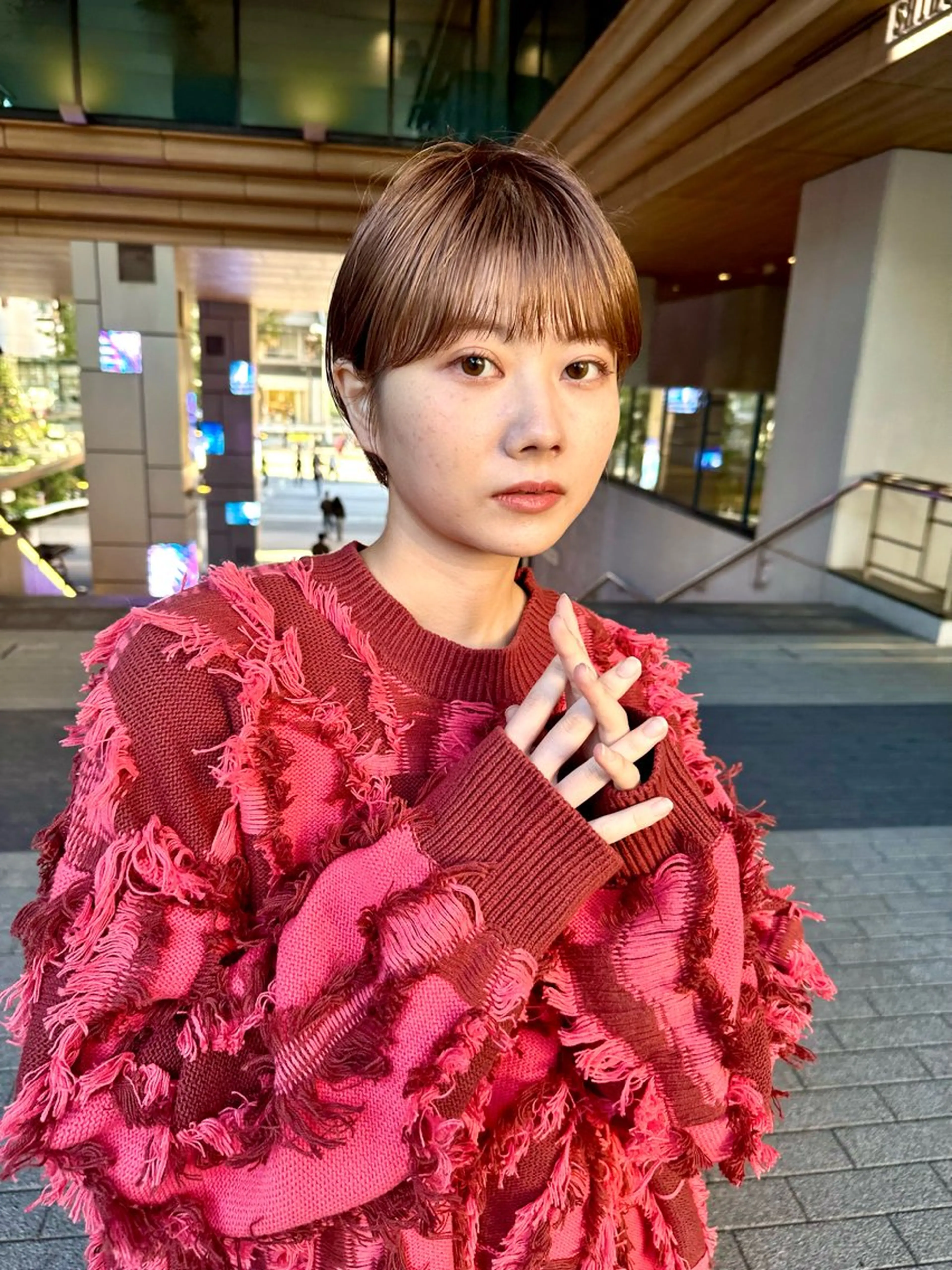 ショート カット ヘアカラー 骨格診断で絶対可愛い ✨丸みショート✨凌弥のヘアスタイル