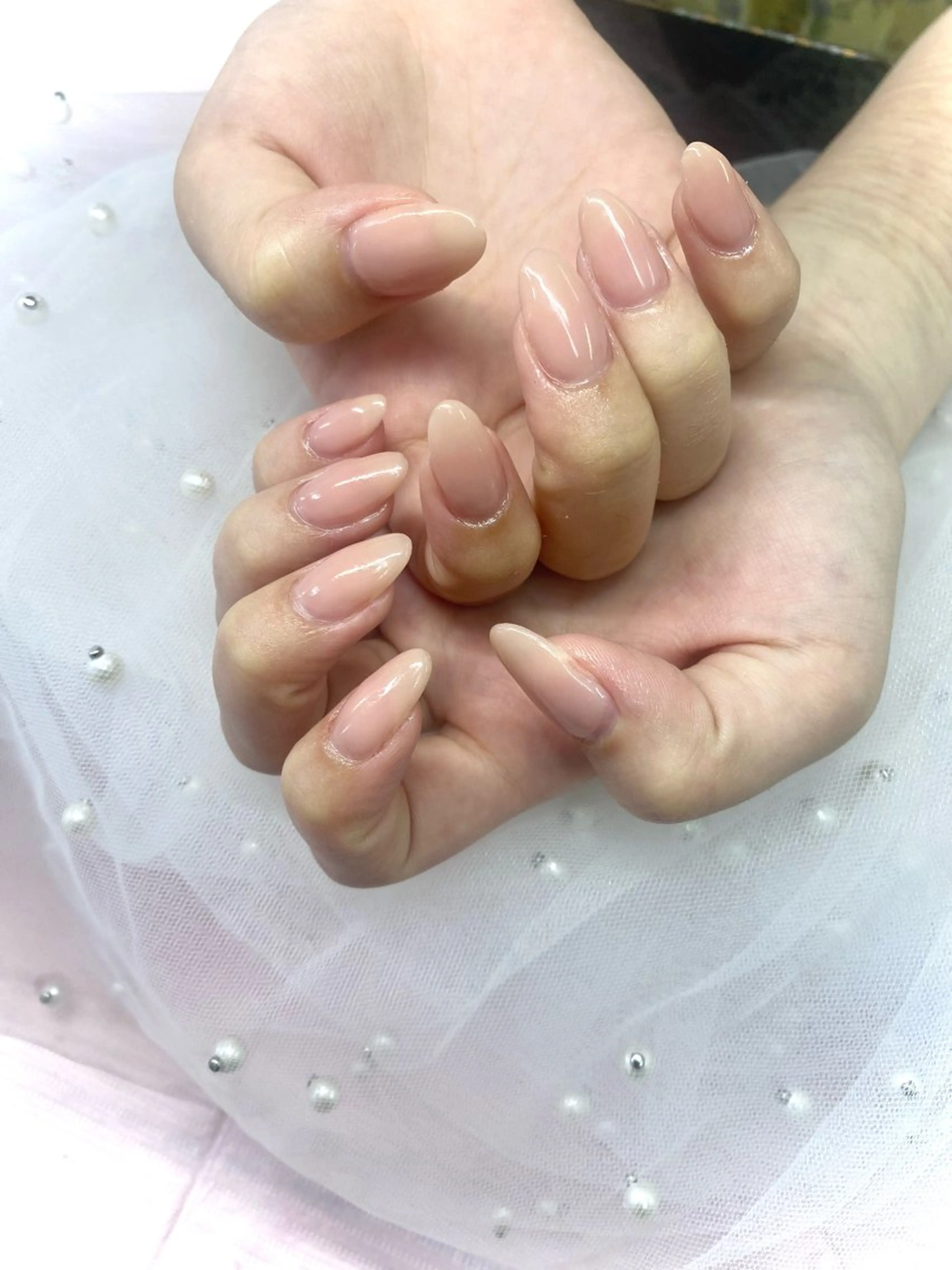 ネイル ワンカラーネイル 遠藤 萌麻のネイルデザイン