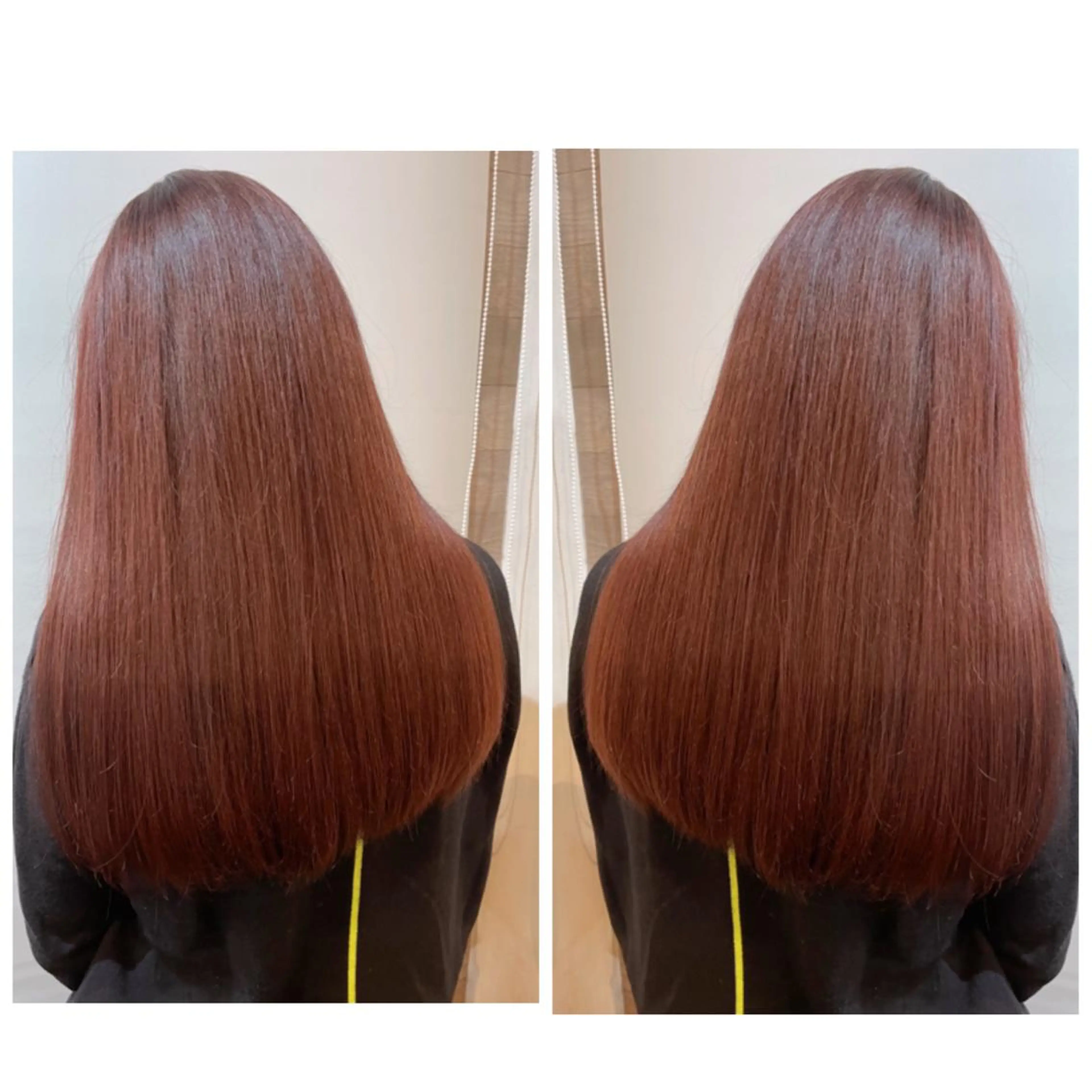 ロング カラー バレイヤージュ ブラウンカラー ココアブラウン デザインカラー グラデーションカラー カット ヘアカラー 京都大人女性ショート 徒歩1分/秋山のヘアスタイル