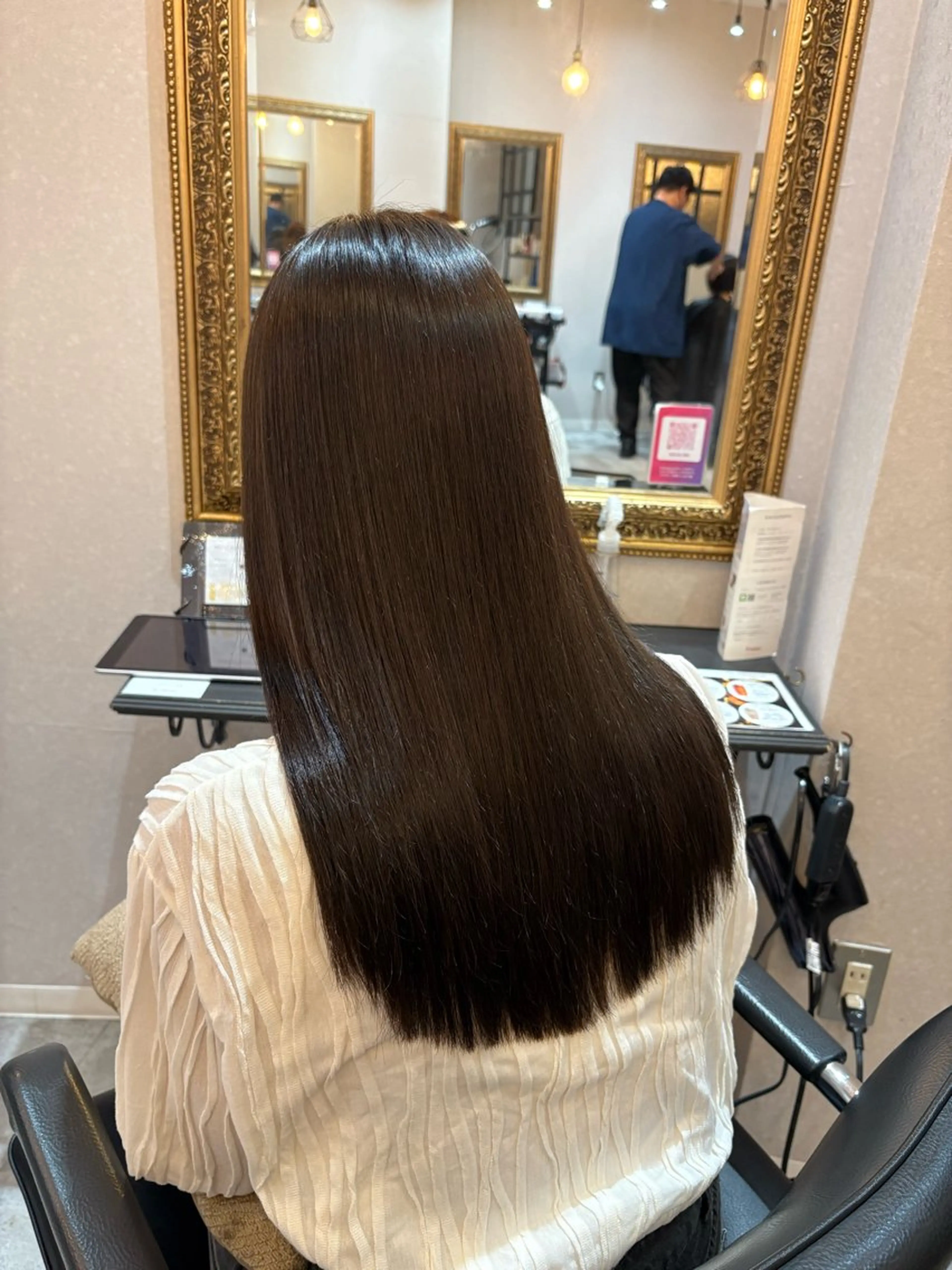 ロング カラー 縮毛矯正 トリートメント 🖤N゜JILLVA 🤍店長/川田 栞のヘアスタイル