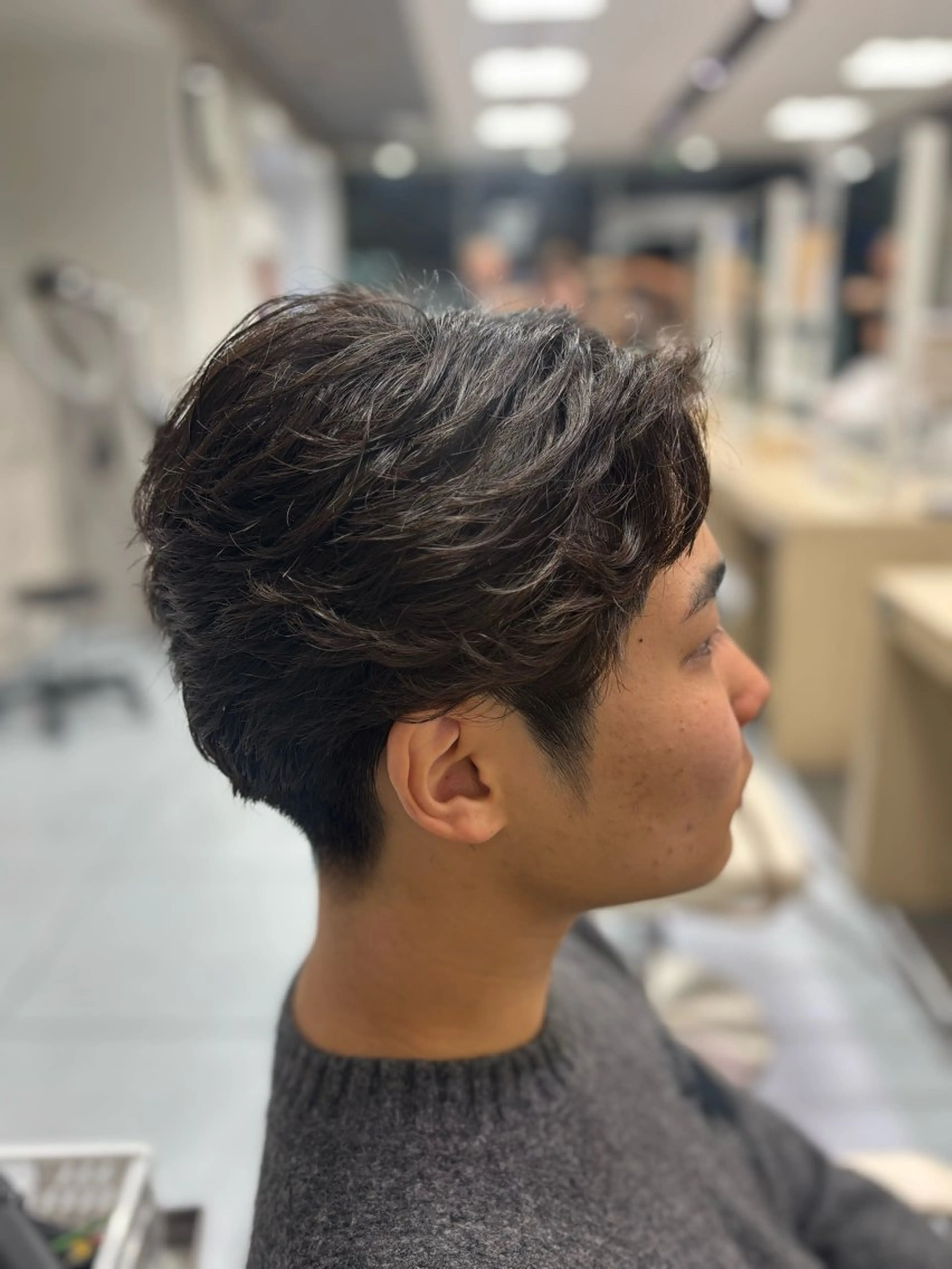 メンズ カット パーマ メンズ特化韓国風 パーマスタイル/りんのヘアスタイル