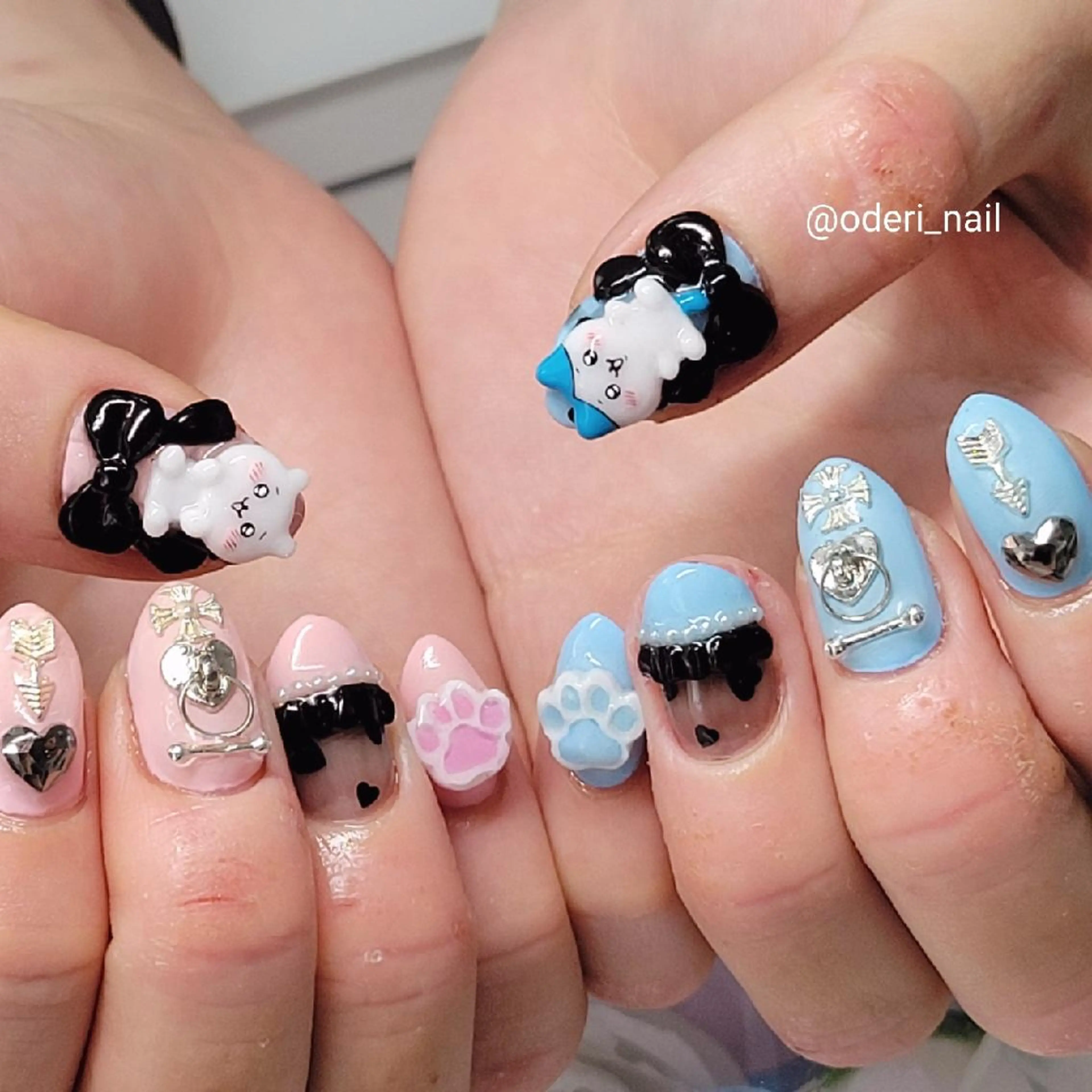 ネイル アートネイル ジェルネイル おで@ oderi_nailのネイルデザイン