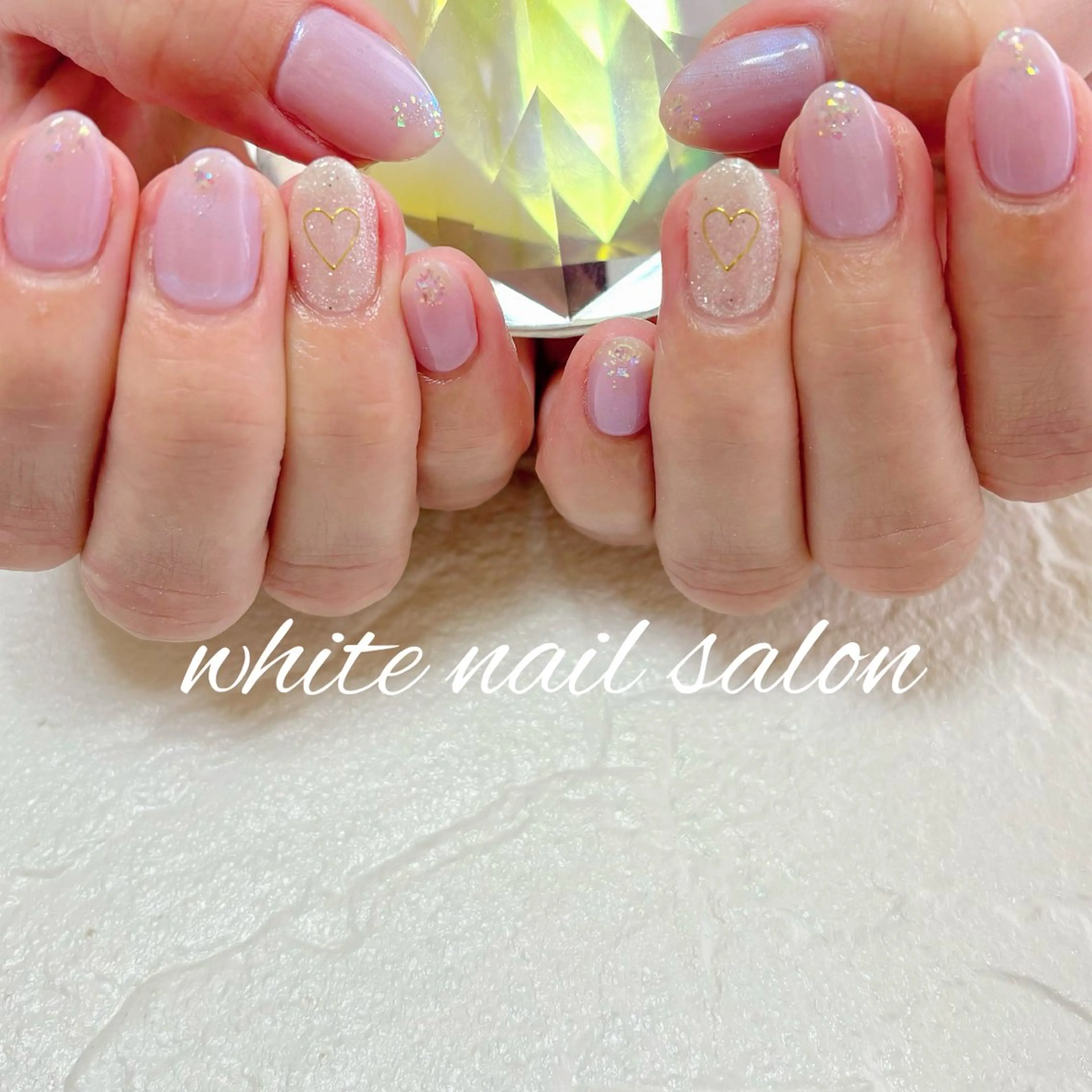 ネイル ホワイト ハンドネイル white nail salonのネイルデザイン