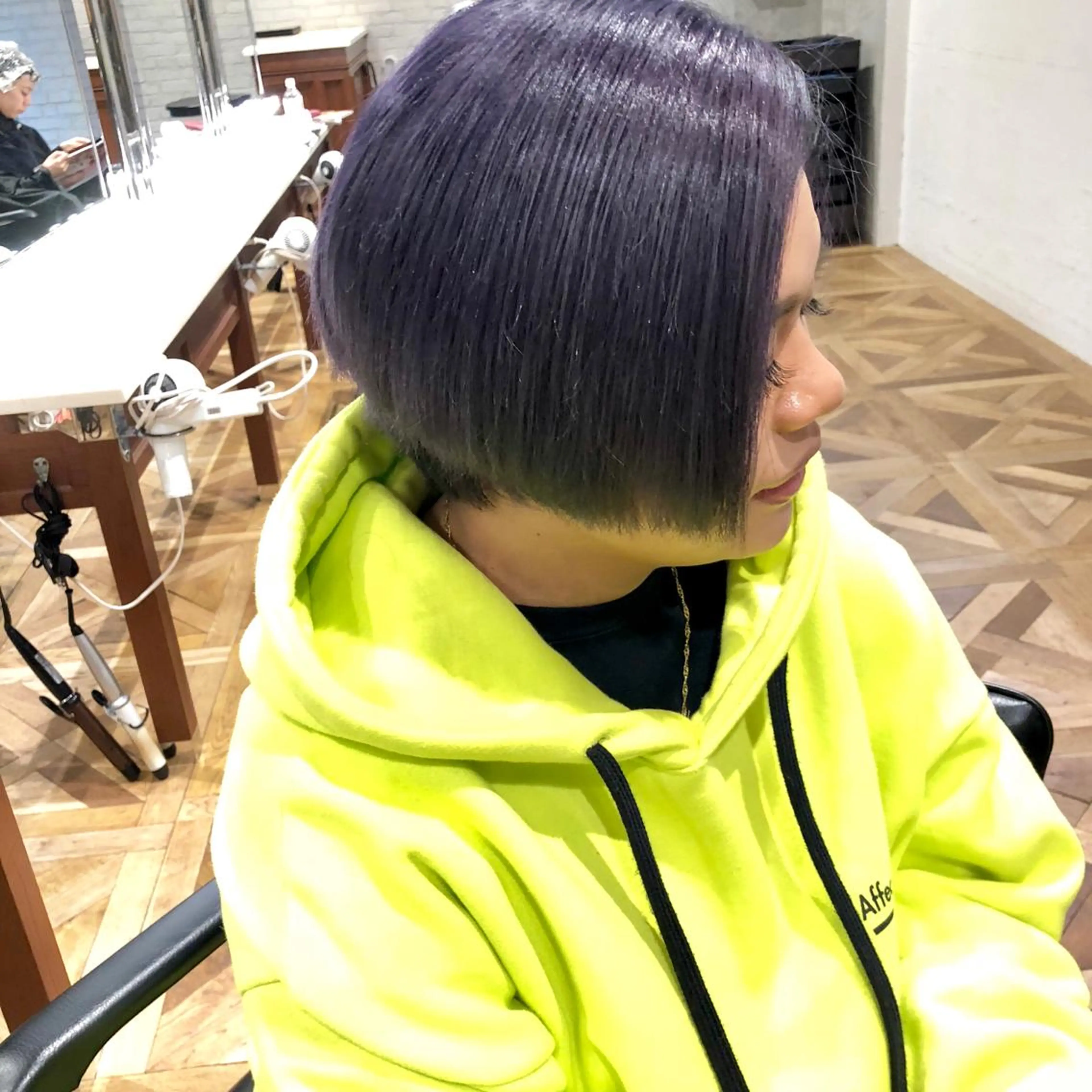 ショート カラー パーマ ヘアアレンジ hayaka todaのヘアスタイル