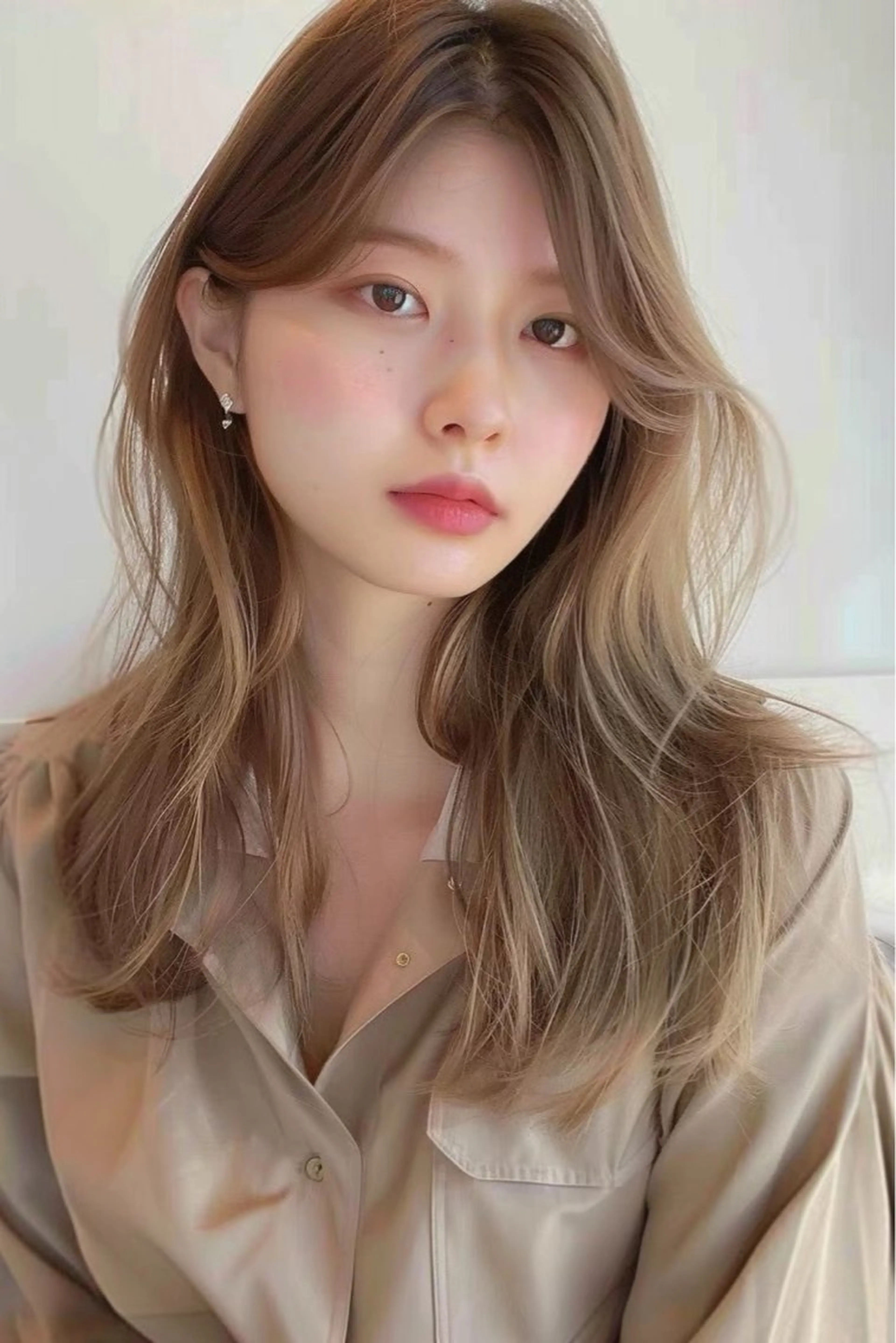 ロング カラー 圧倒的似合わせ ケアカラーYUTOのヘアスタイル