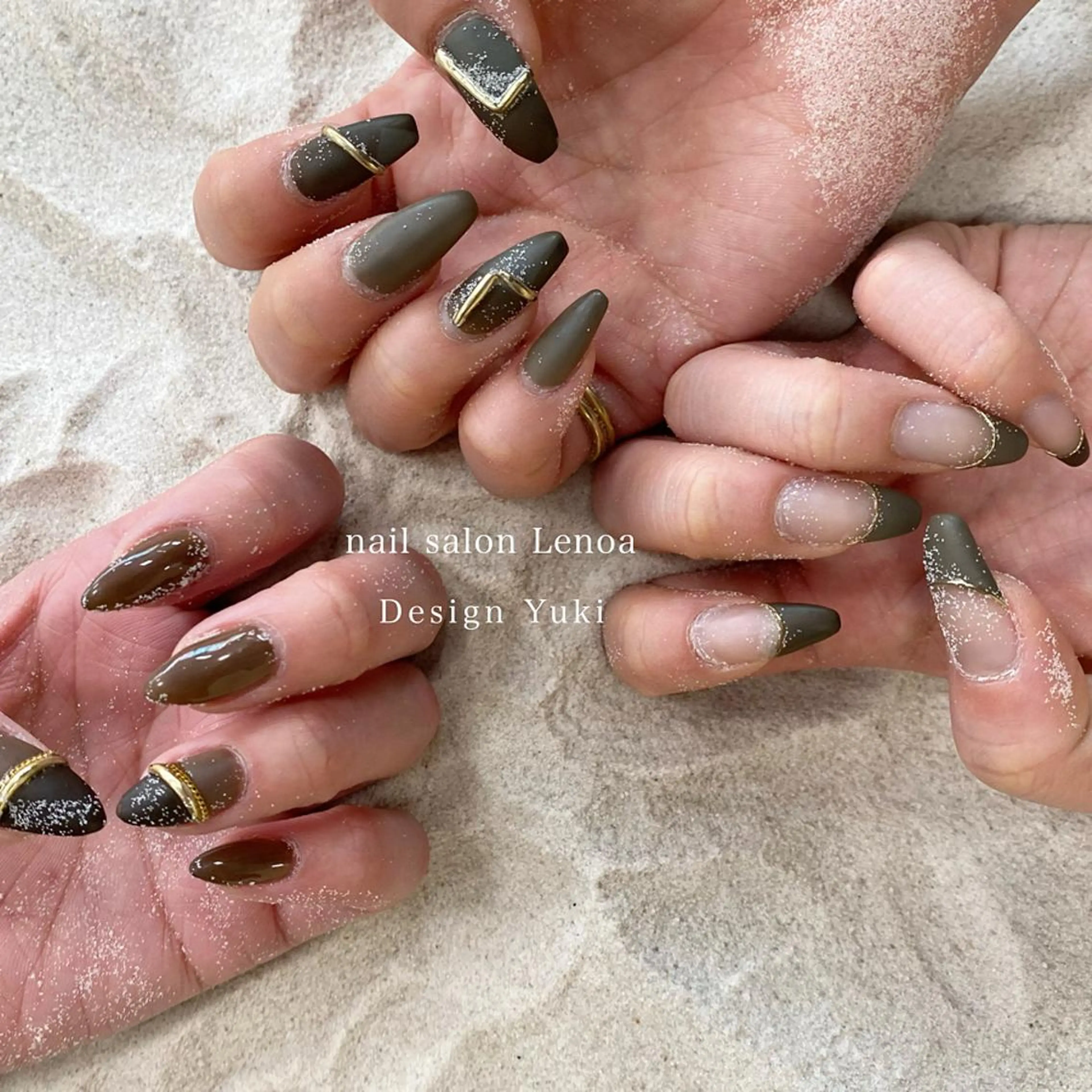 ネイル ハンドネイル Lenoa Yukiのネイルデザイン