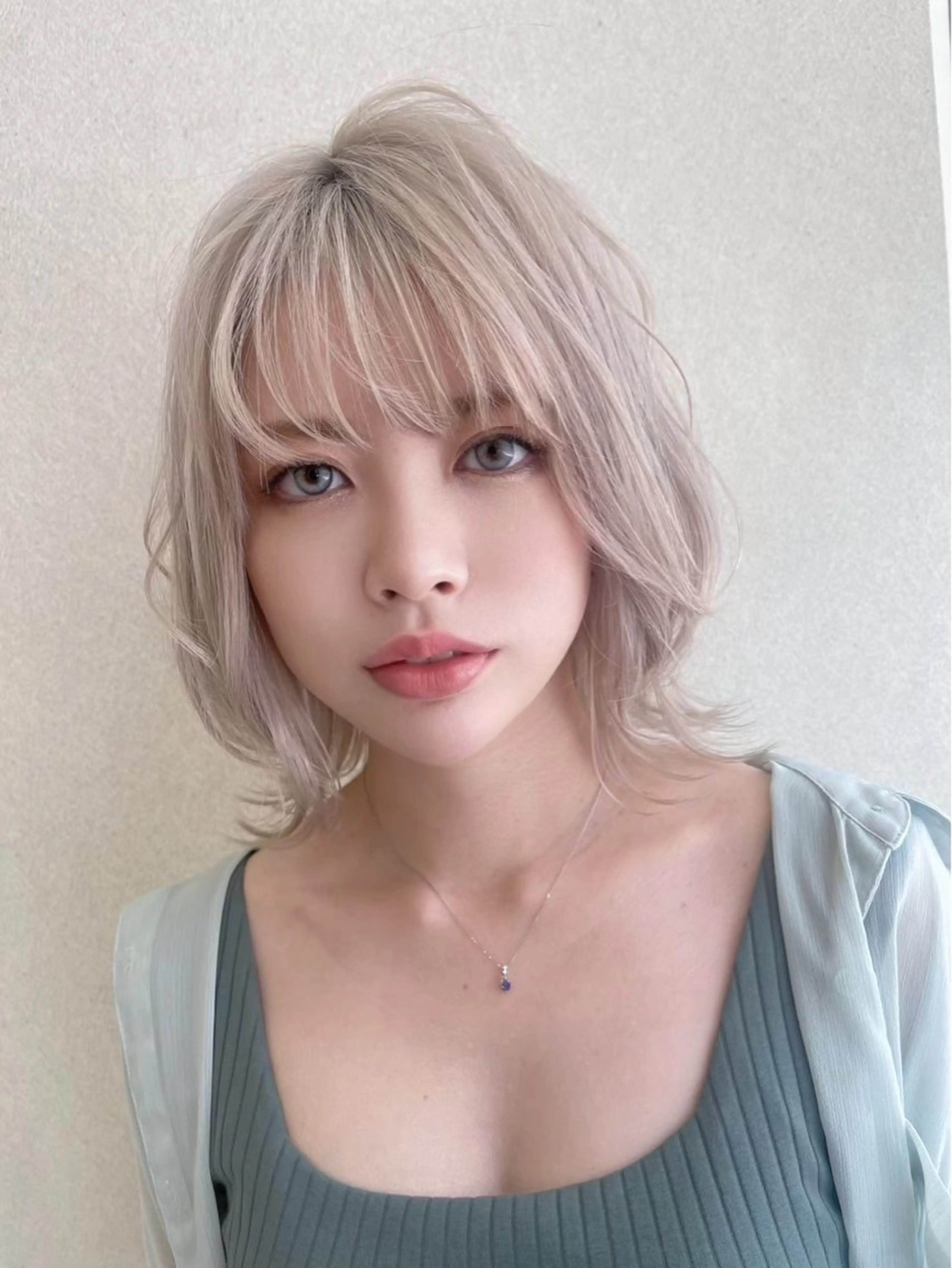 ミディアム ボブ レイヤーカット 似合わせカット 🔮メンズ縮毛矯正 毛流れパーマ💎竹永のヘアスタイル