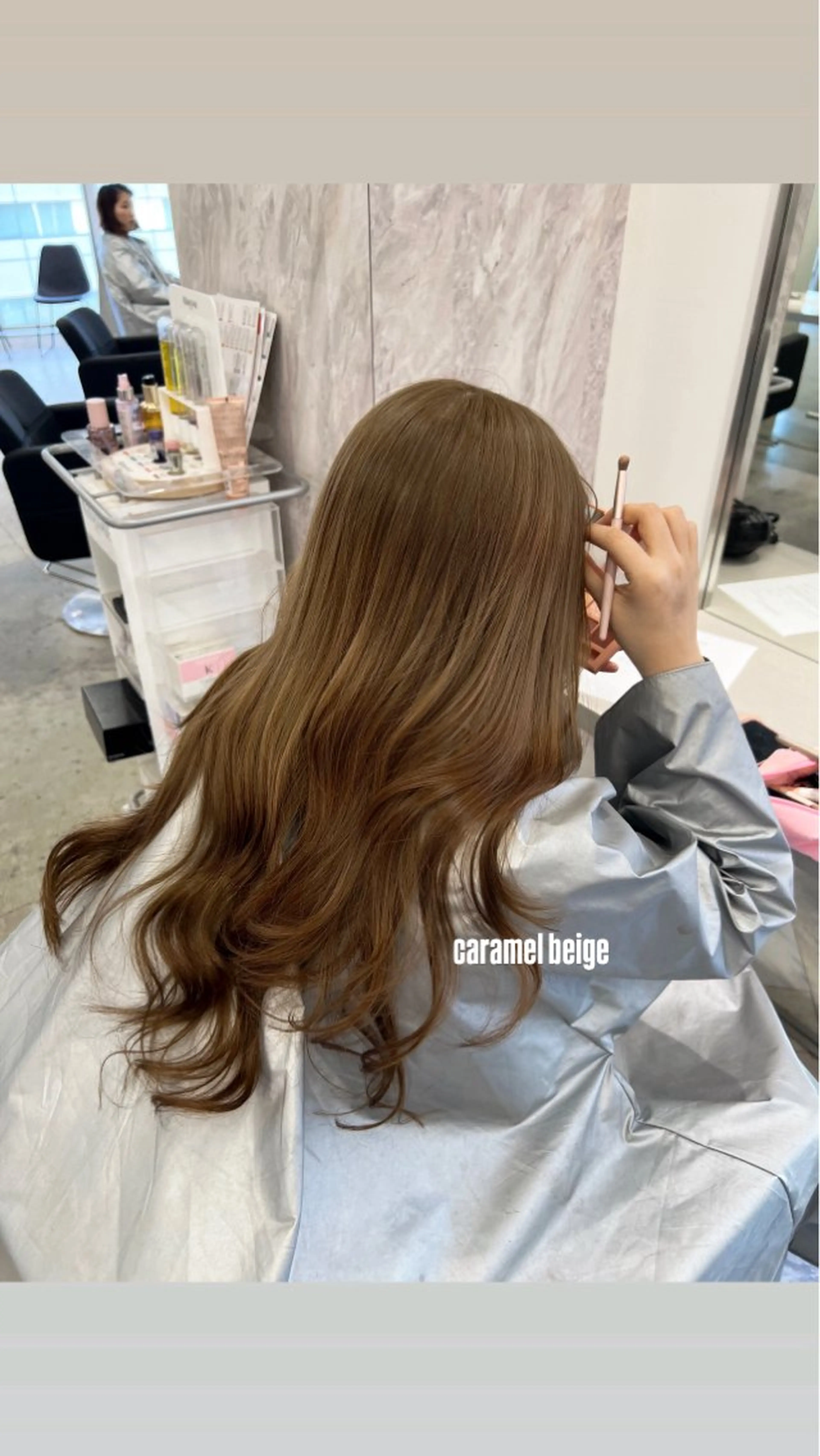 💖4月限定クーポン💖ブリーチありWカラー+うる艶トリートメント🫧(カット無料)の写真