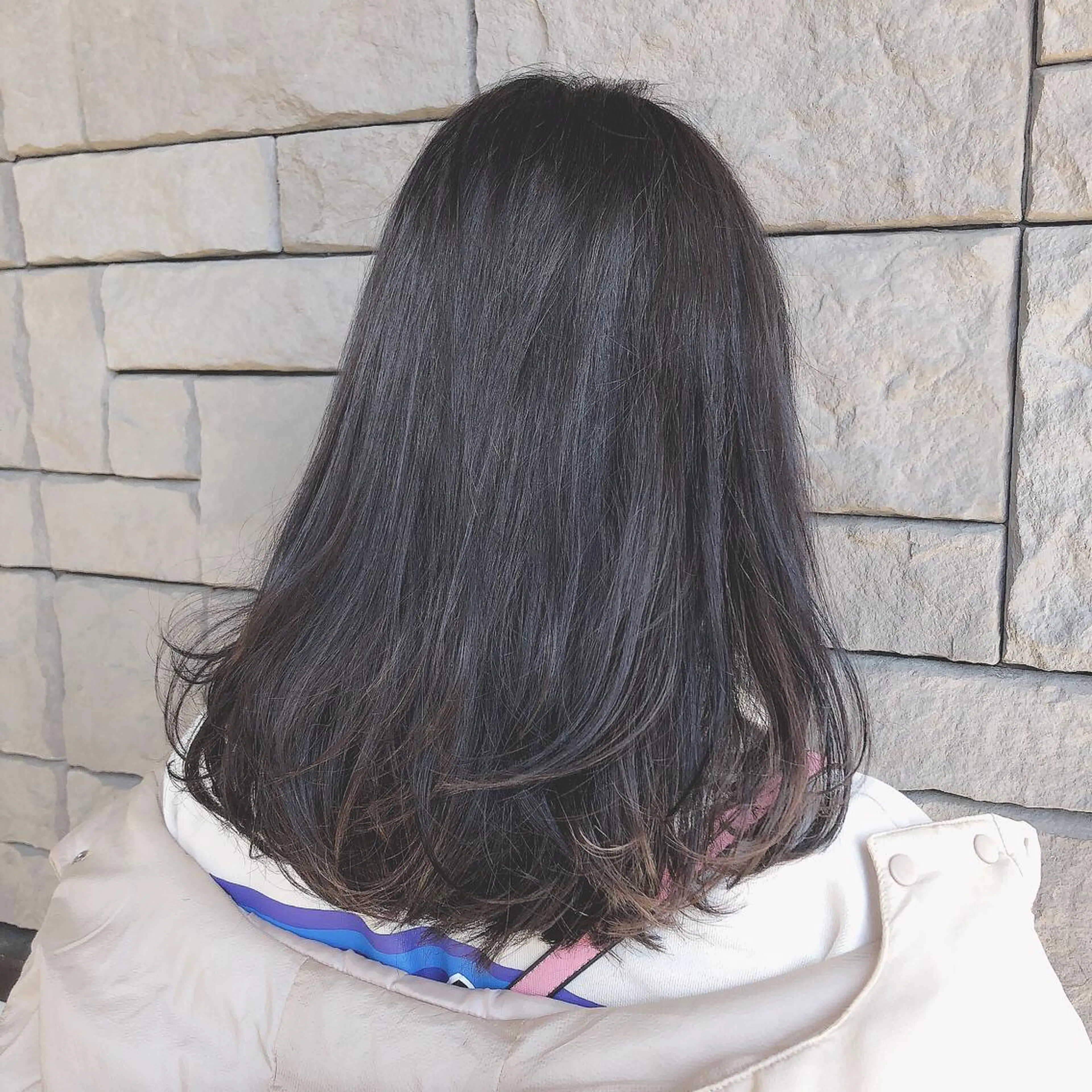 セミロング カラー 店長/mao/ 前髪/顔周りカットのヘアスタイル