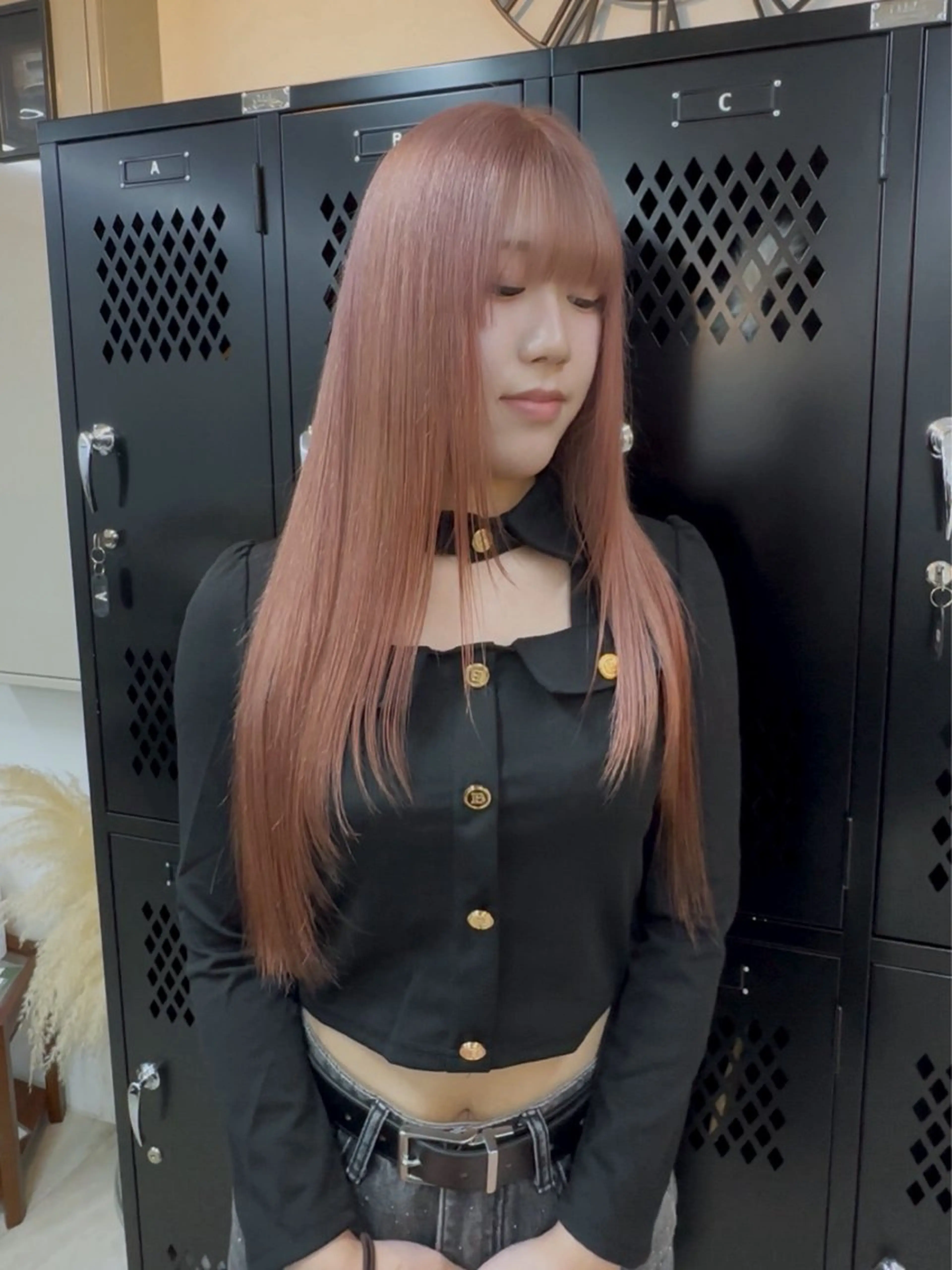 ロング カラー ヘアカラー 柏井 陽菜のヘアスタイル