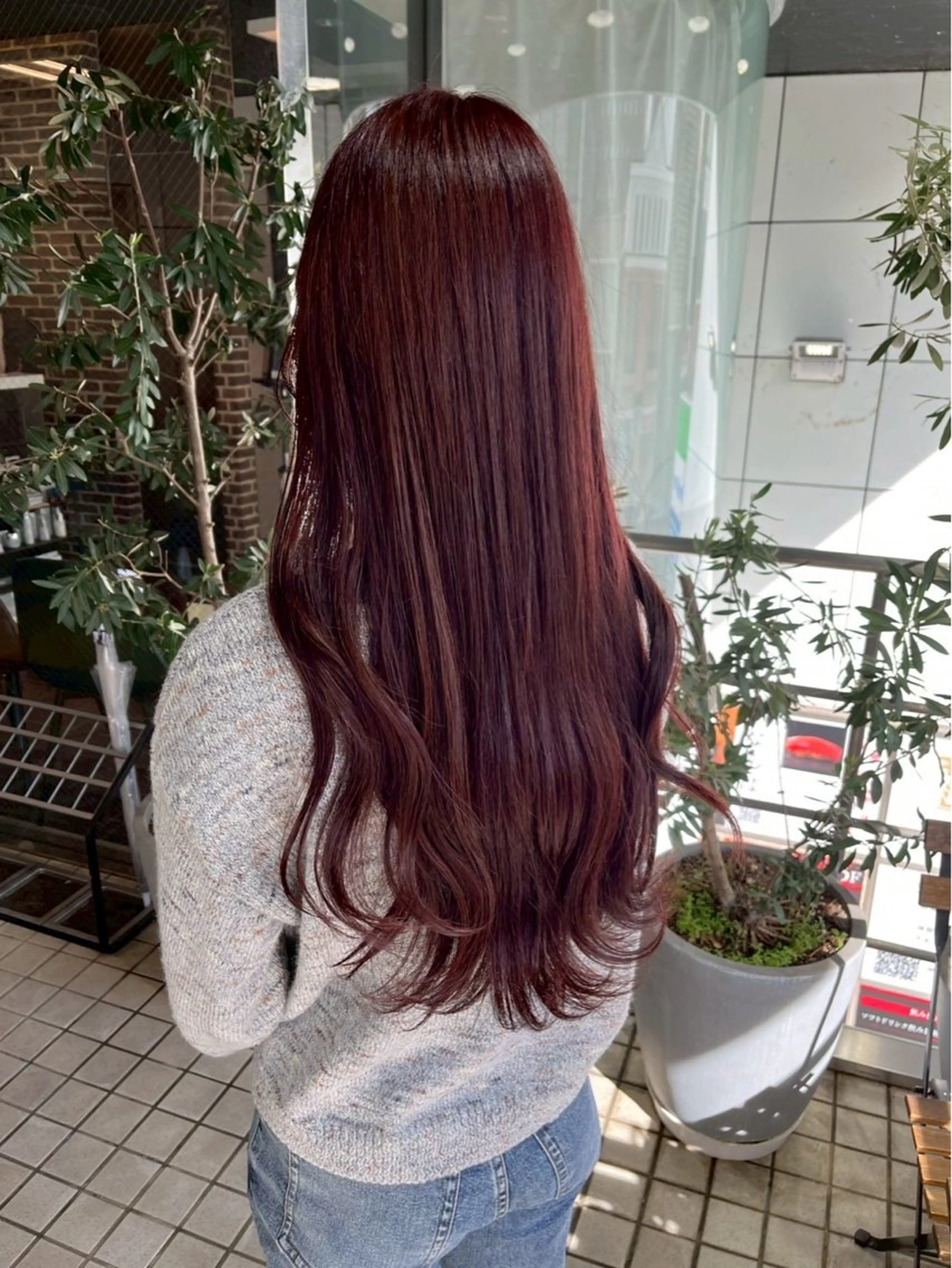 ロング カラー ヘアカラー トリートメント 🎀暖色カラー/ ハナ🎀のヘアスタイル