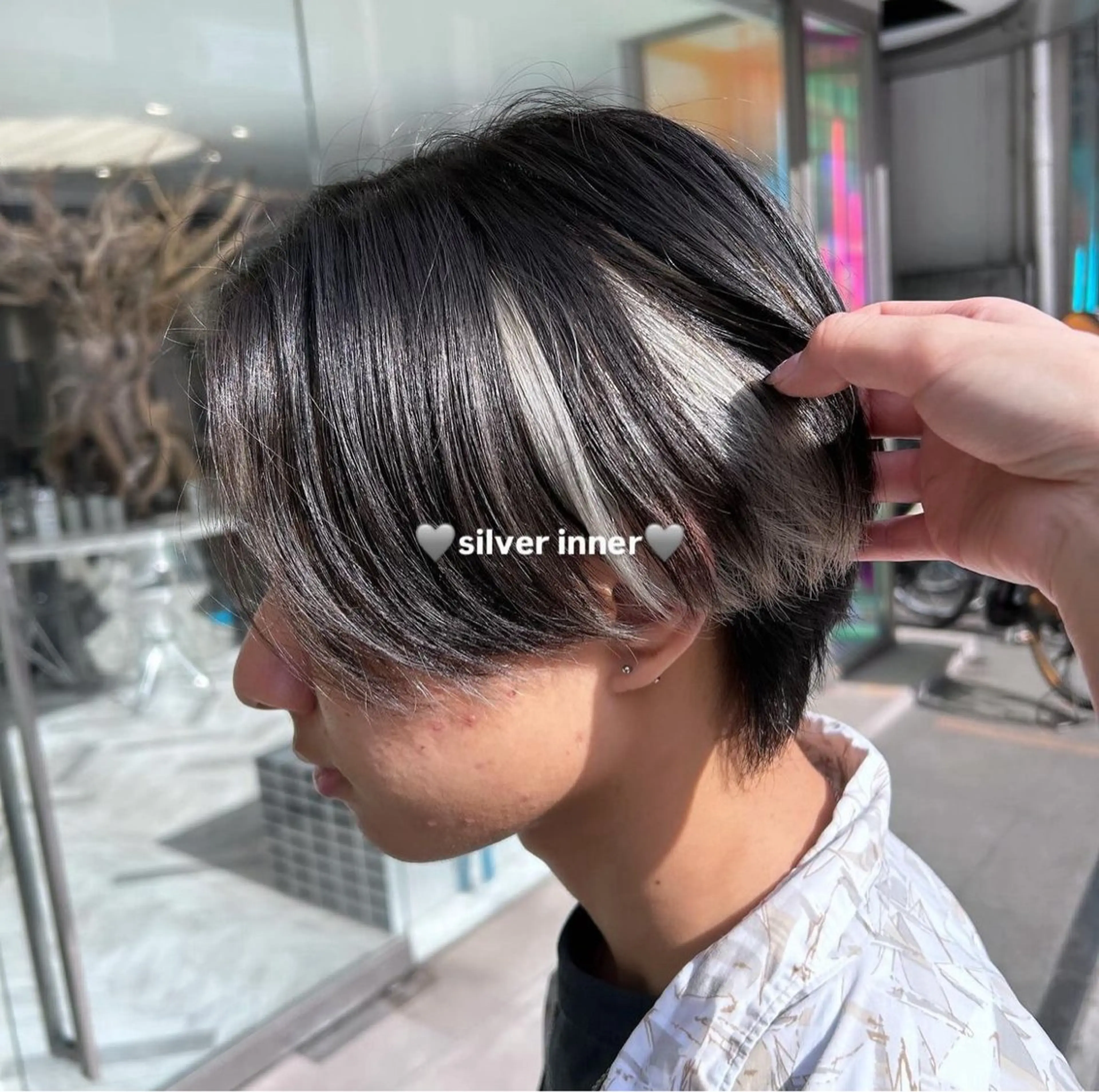 ショート メンズ カット ヘアカラー 冬っぽカラー/ マツエク/ゆきなのマツエク・マツパデザイン