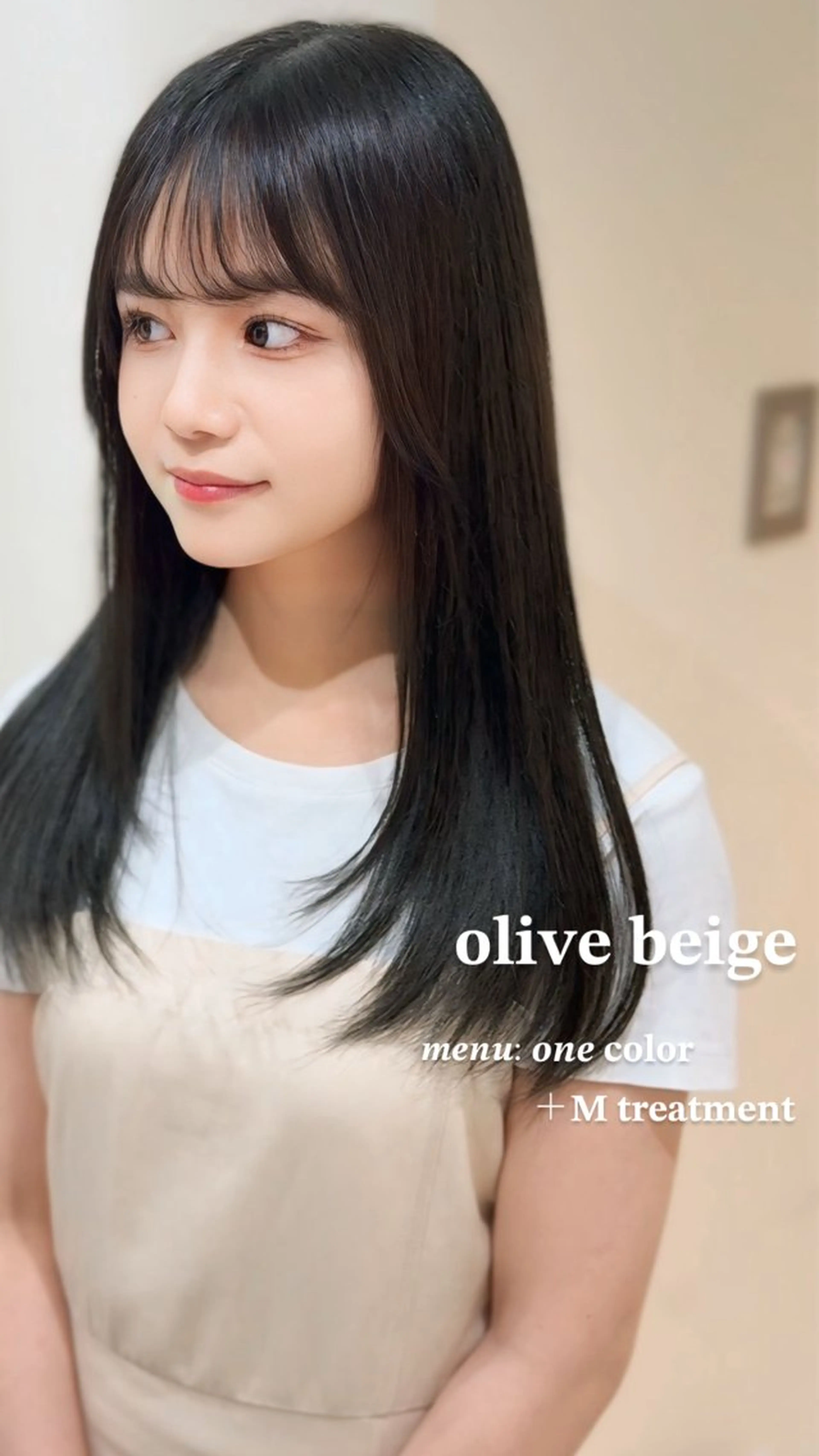 ロング カラー ヘアカラー トリートメント ワンホン×髪質改善 つのーか🩶‪🫧のヘアスタイル