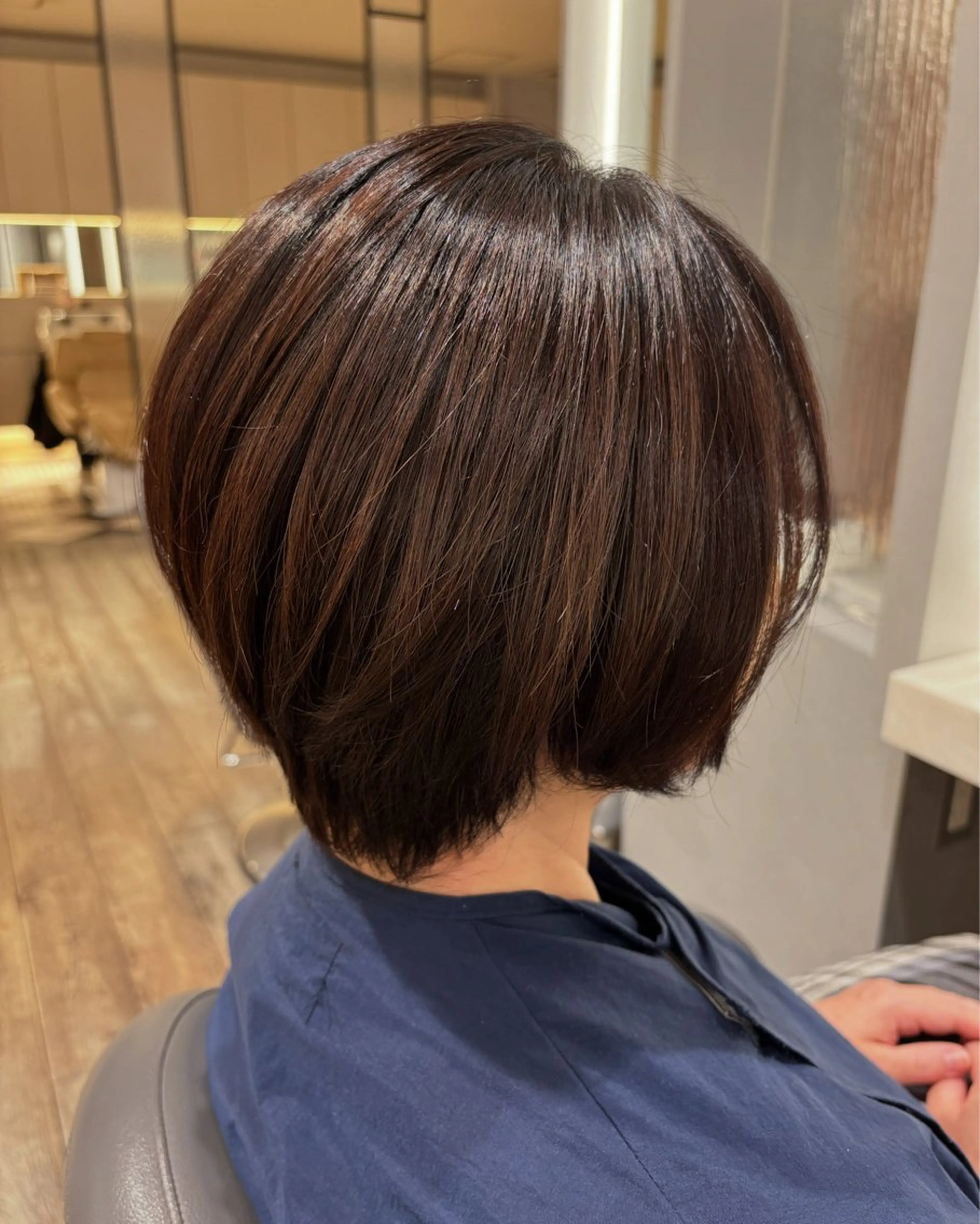 ショート カラー カット ヘアカラー トリートメント Soleria所属・艶髪/酸性ストレート 根本零のヘアスタイル