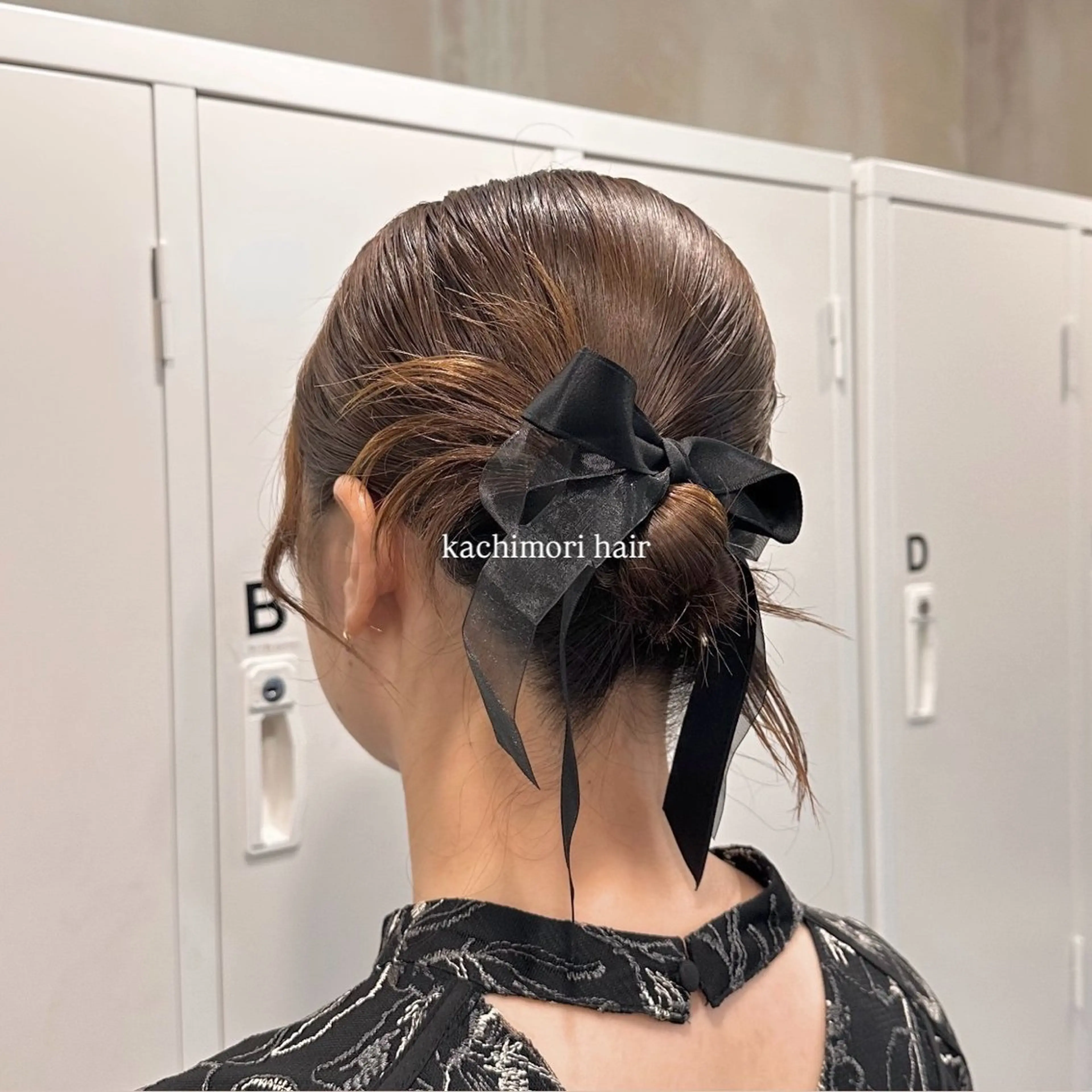 ミディアム カラー ヘアアレンジ ヘアセット makoto / 韓国風ヘア🎀🪄︎のヘアスタイル