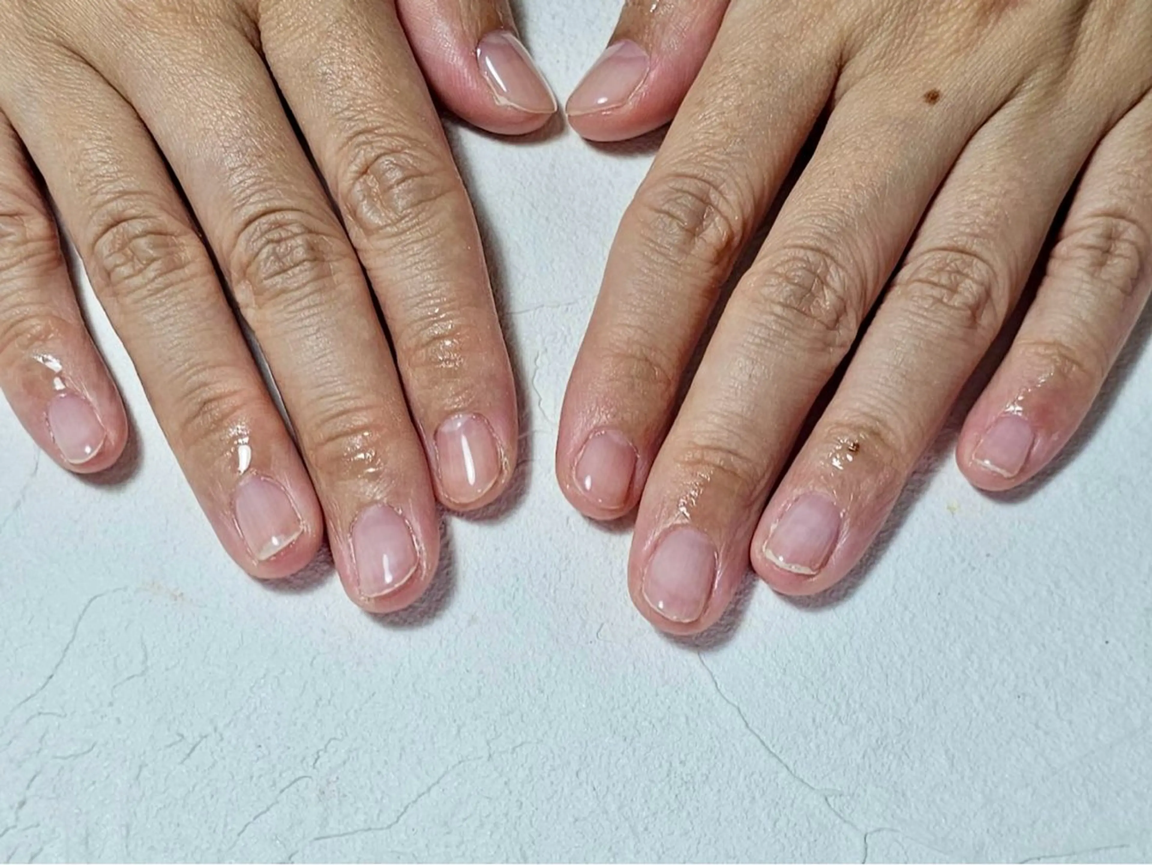 ネイル オーロラネイル クリアネイル フットネイル フレンチネイル ジェルネイル ハンドネイル Mogu nail 二子玉川のネイルデザイン