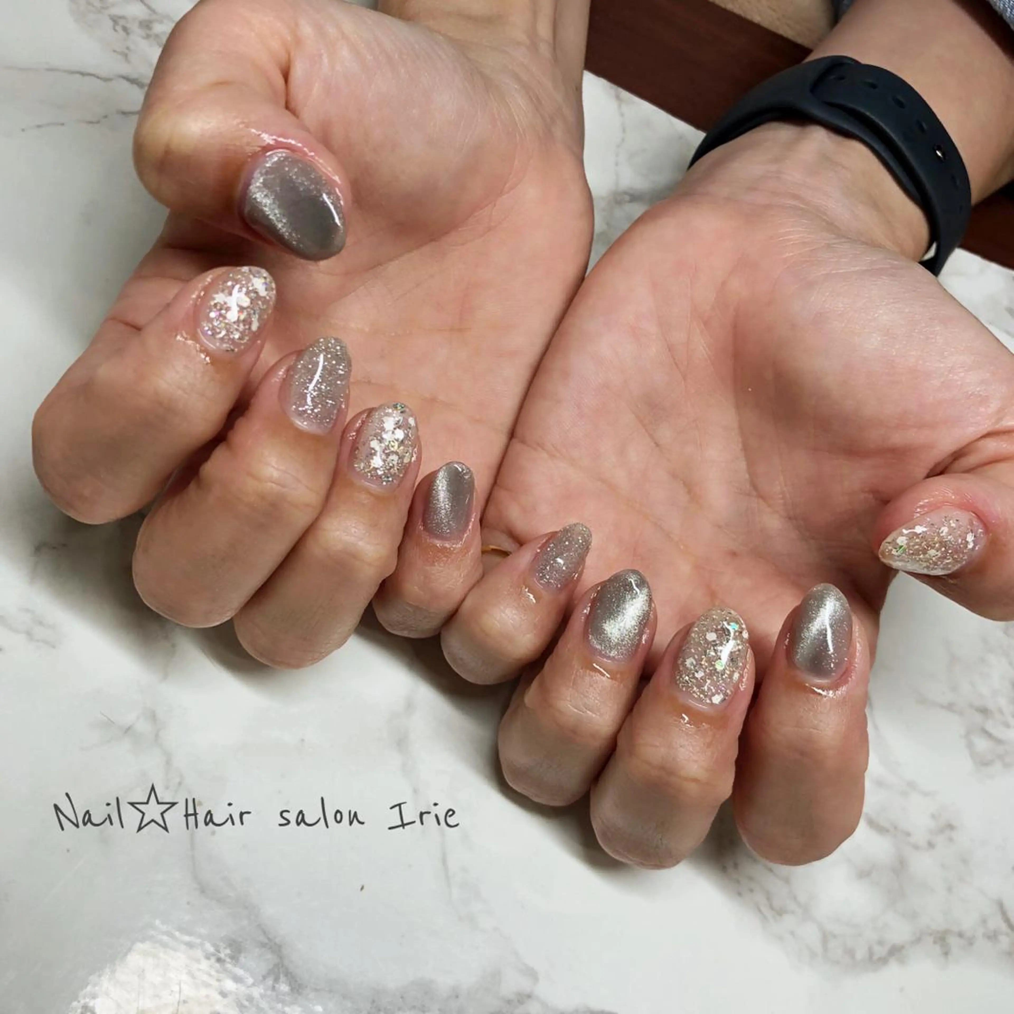 ネイル ハンドネイル ハンドケア Hair salon Irie所属・與儀 知佳のネイルデザイン